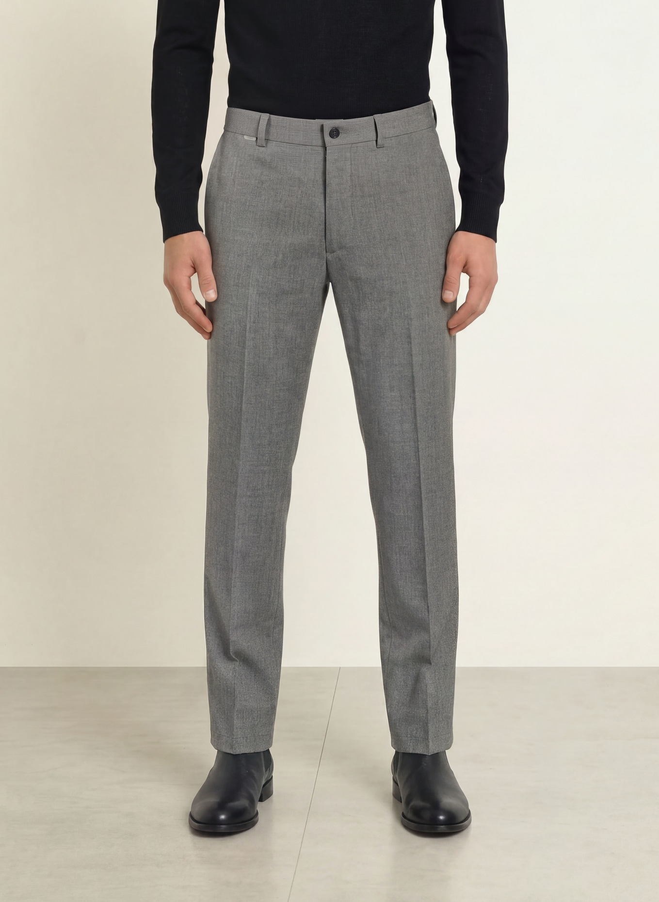CINQUE CILAZO Relaxed Fit Trousers: GRAY