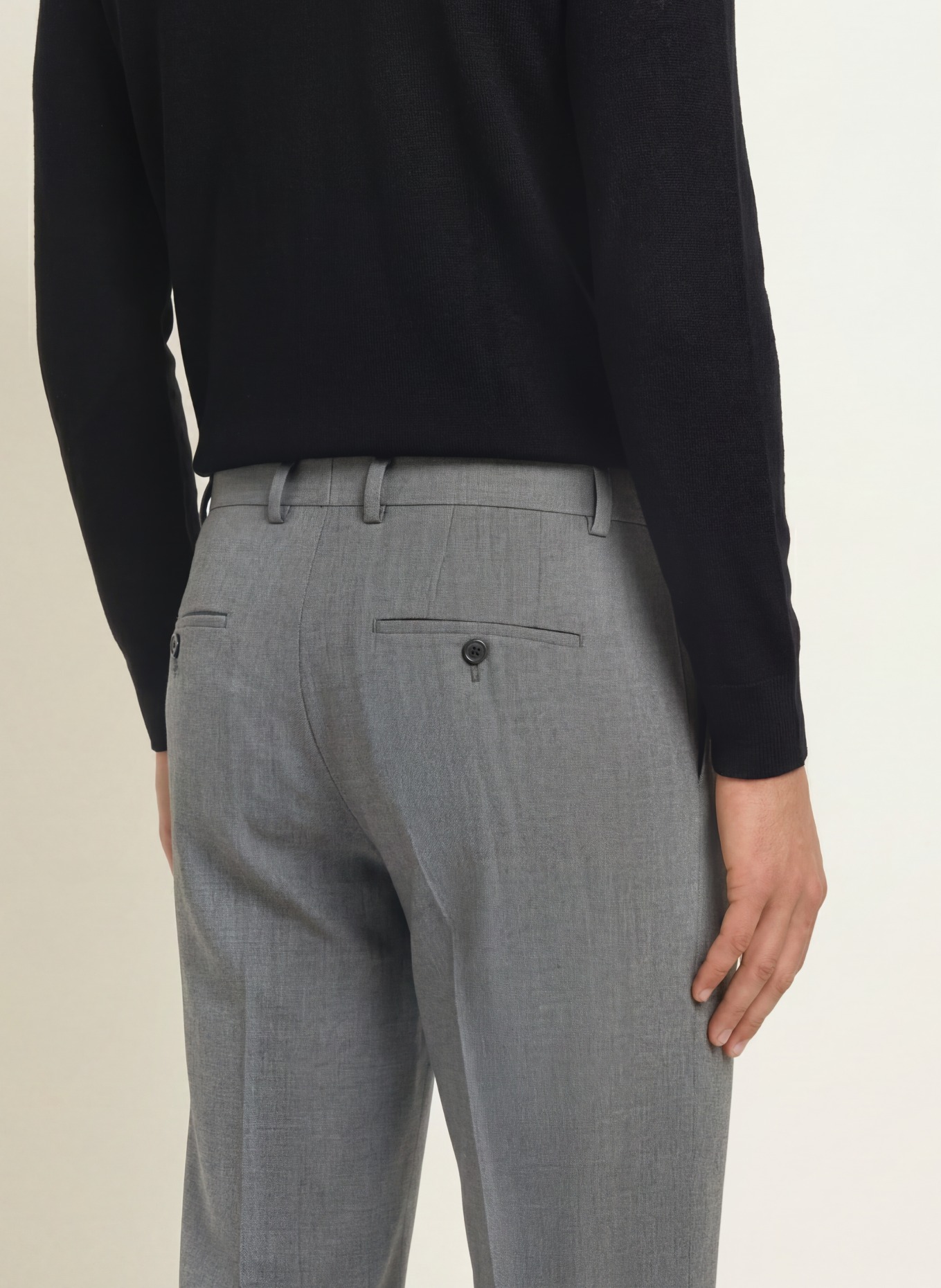 CINQUE CILAZO Relaxed Fit Trousers: GRAY