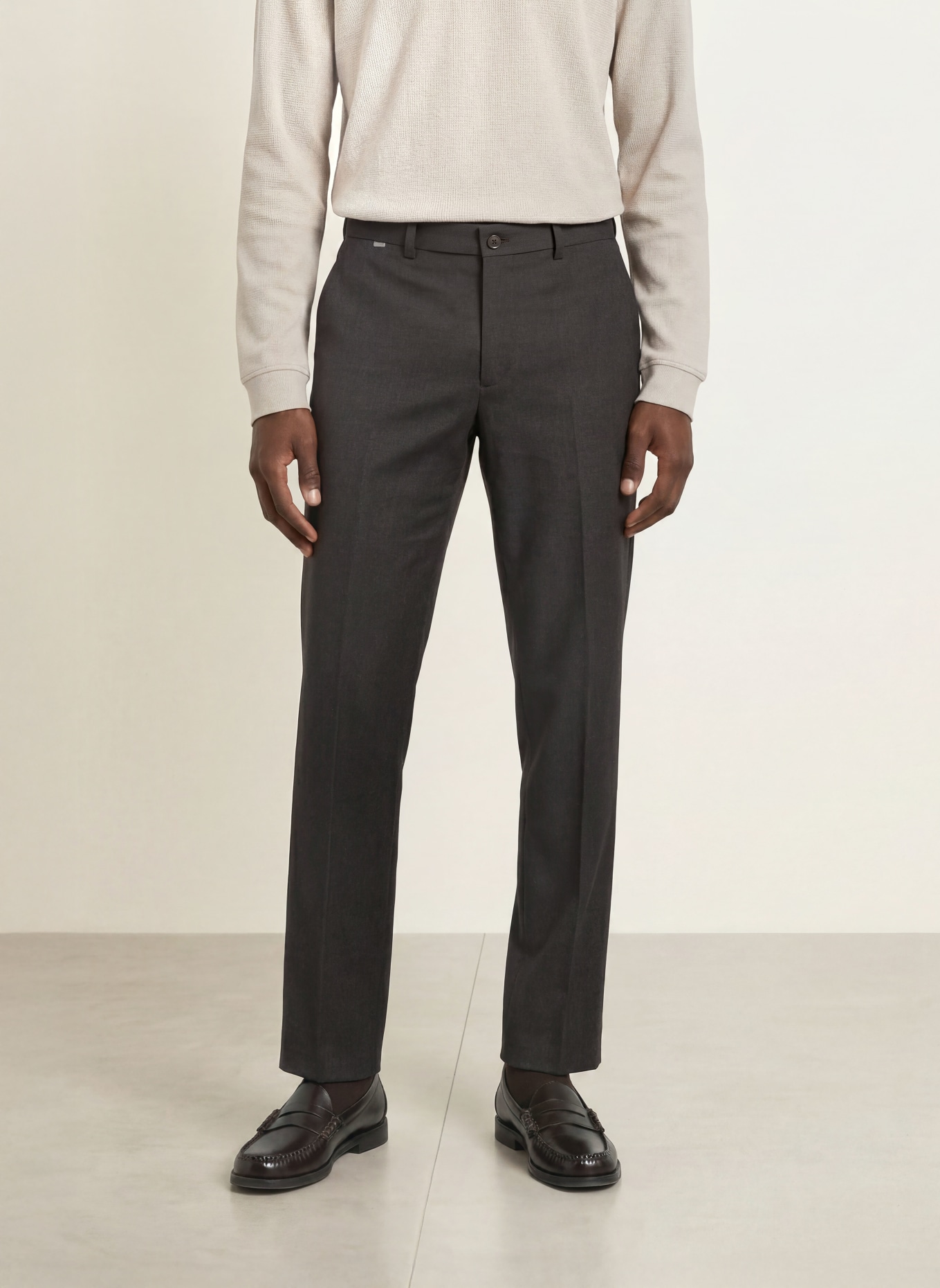 CINQUE Hose CILAZO Relaxed Fit: DUNKELBRAUN