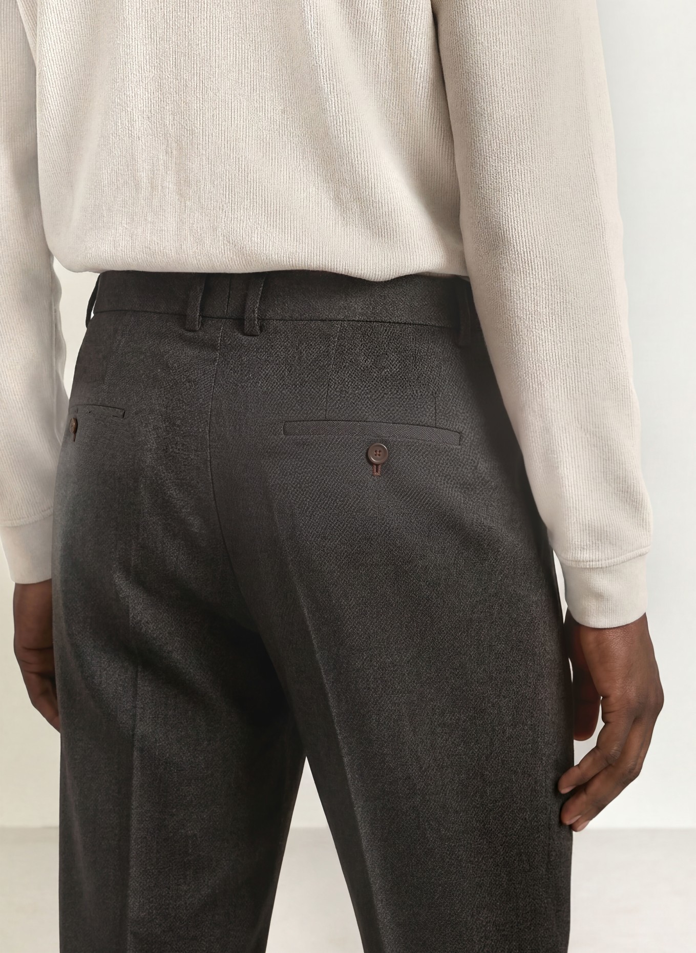 CINQUE Hose CILAZO Relaxed Fit: DUNKELBRAUN