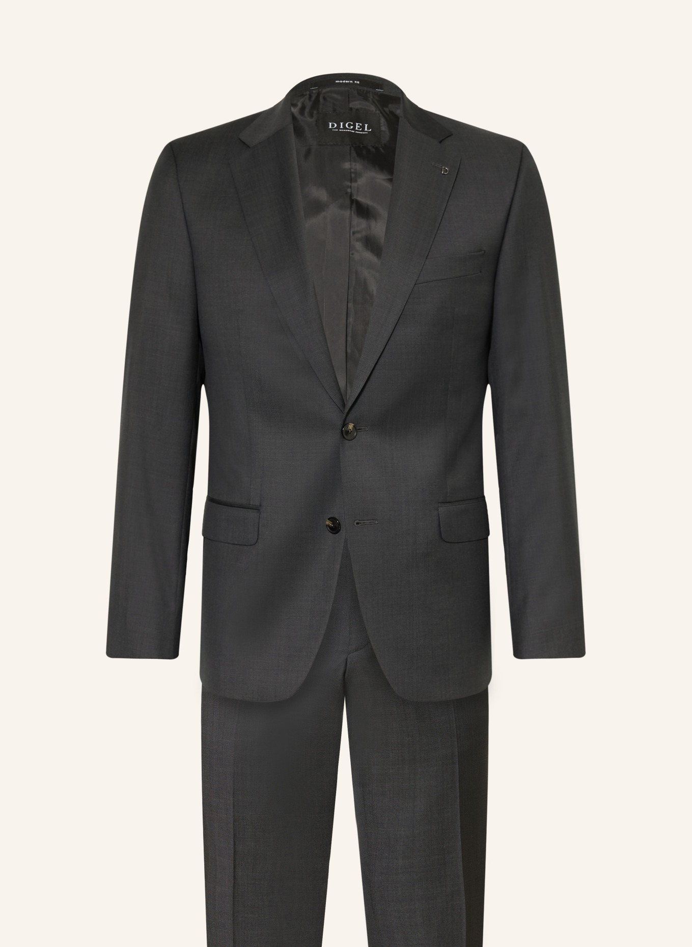 DIGEL Anzug DAREN Modern Fit: DUNKELGRAU