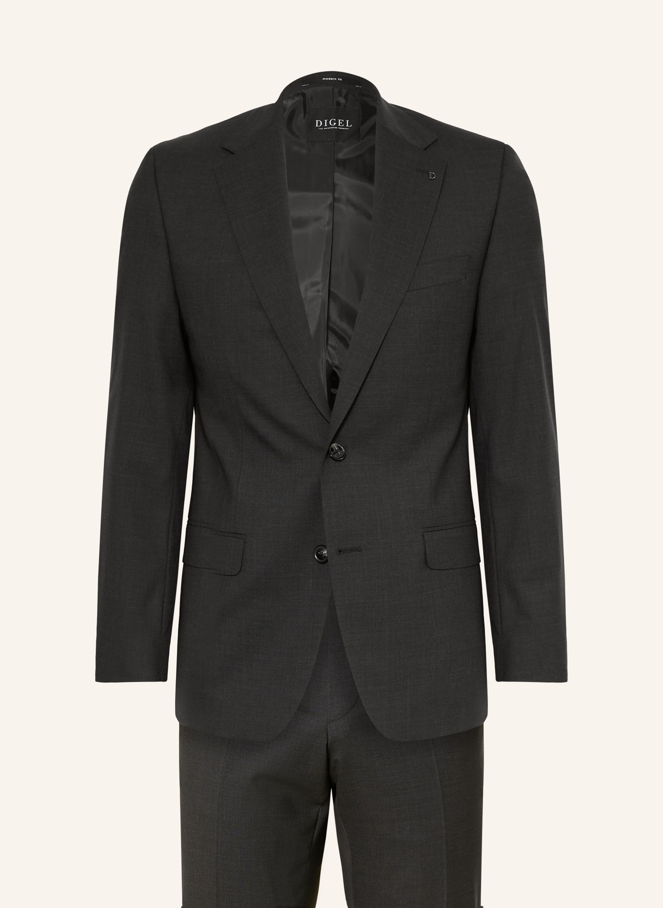DIGEL Anzug DAREN Modern Fit: GRAU