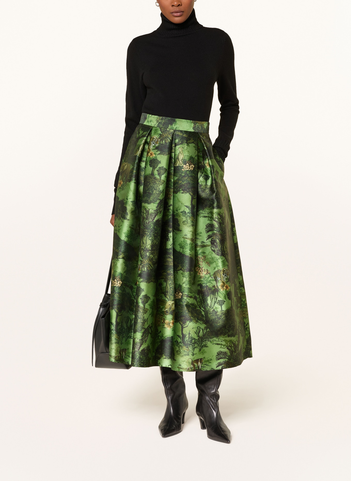 LUNATICA MILANO Rok: GROEN / BEIGE / DONKERGROEN