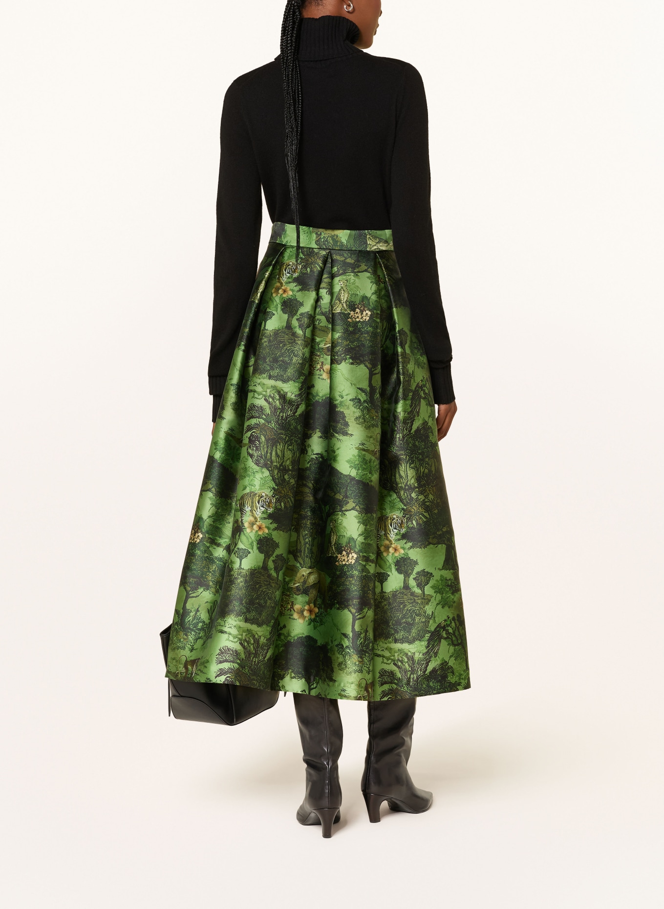 LUNATICA MILANO Rok: GROEN / BEIGE / DONKERGROEN