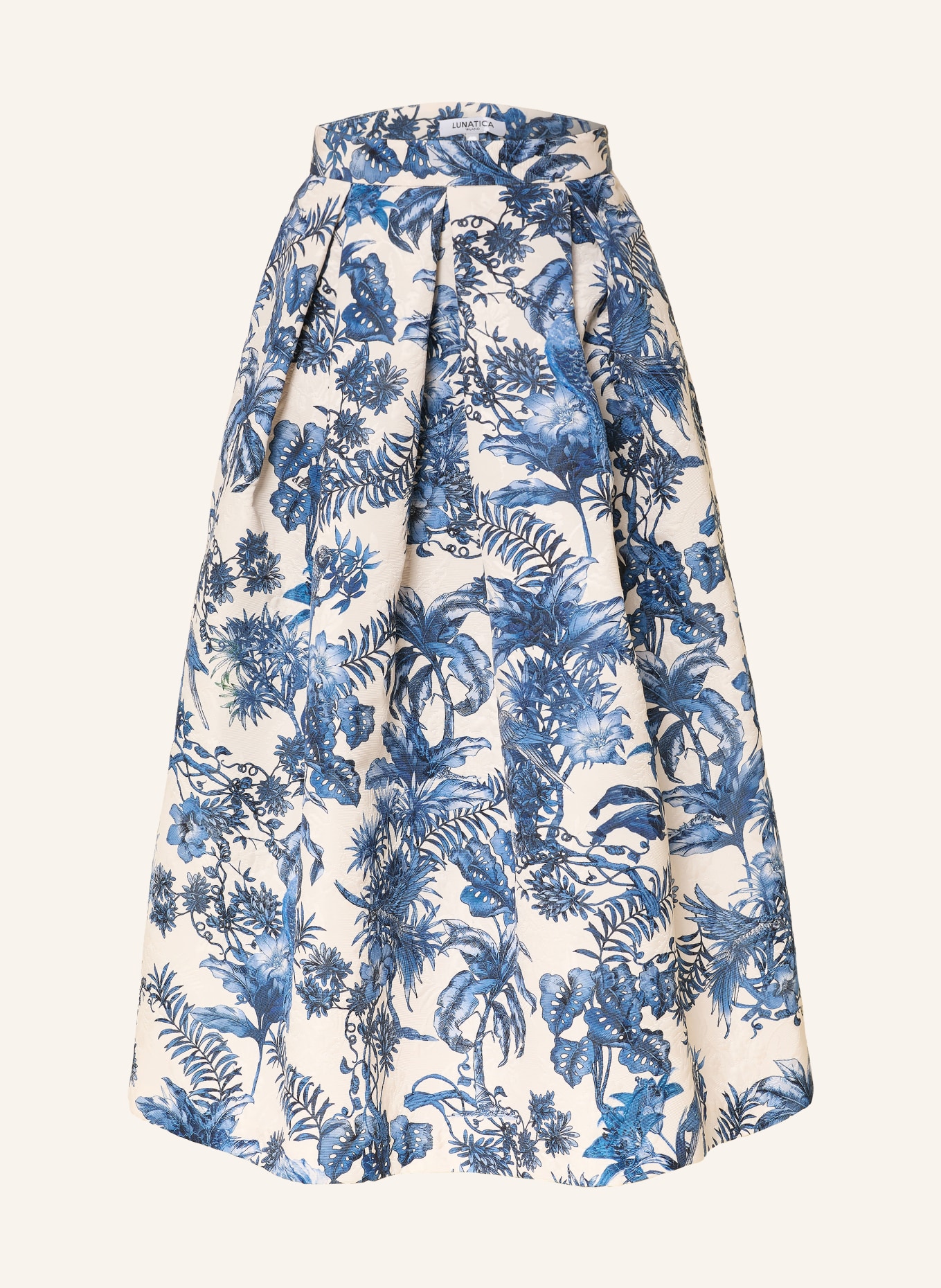 LUNATICA MILANO Jacquardrok: DONKERBLAUW / LICHTBLAUW / WIT