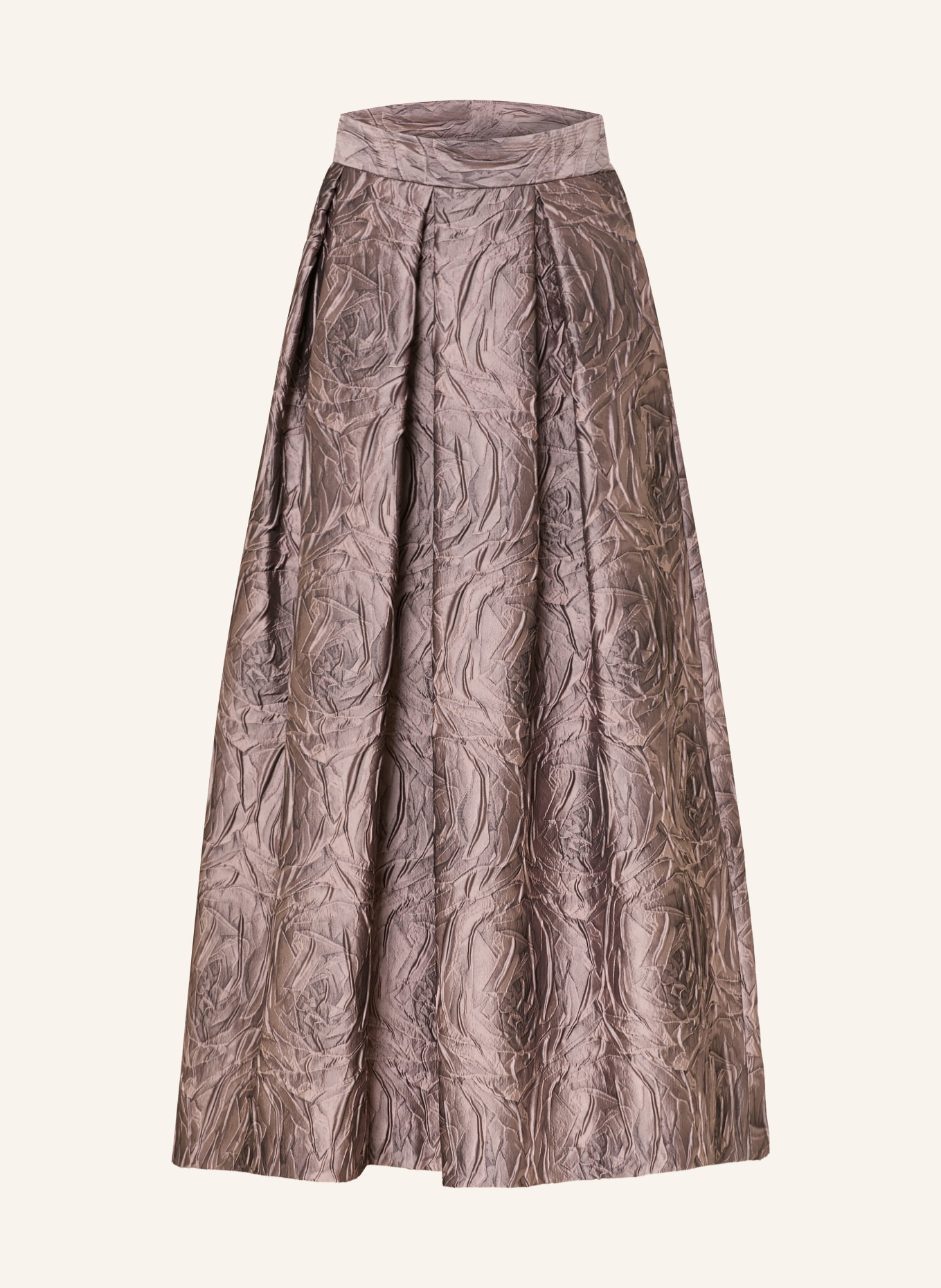 LUNATICA MILANO Jupe en jacquard: TAUPE