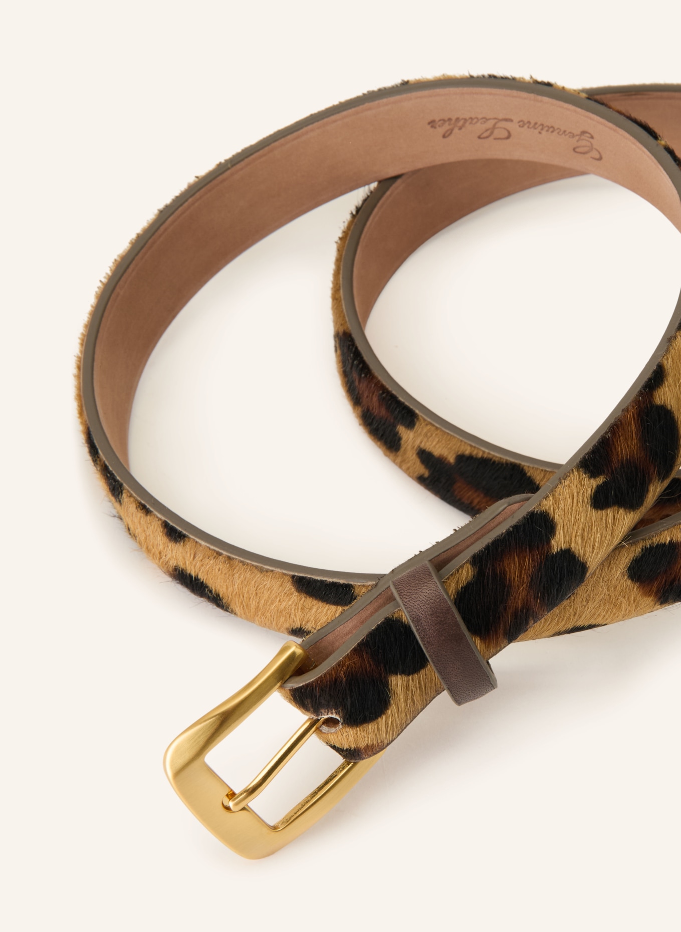 Reptile's House Leren riem: COGNAC / BRUIN / ZWART