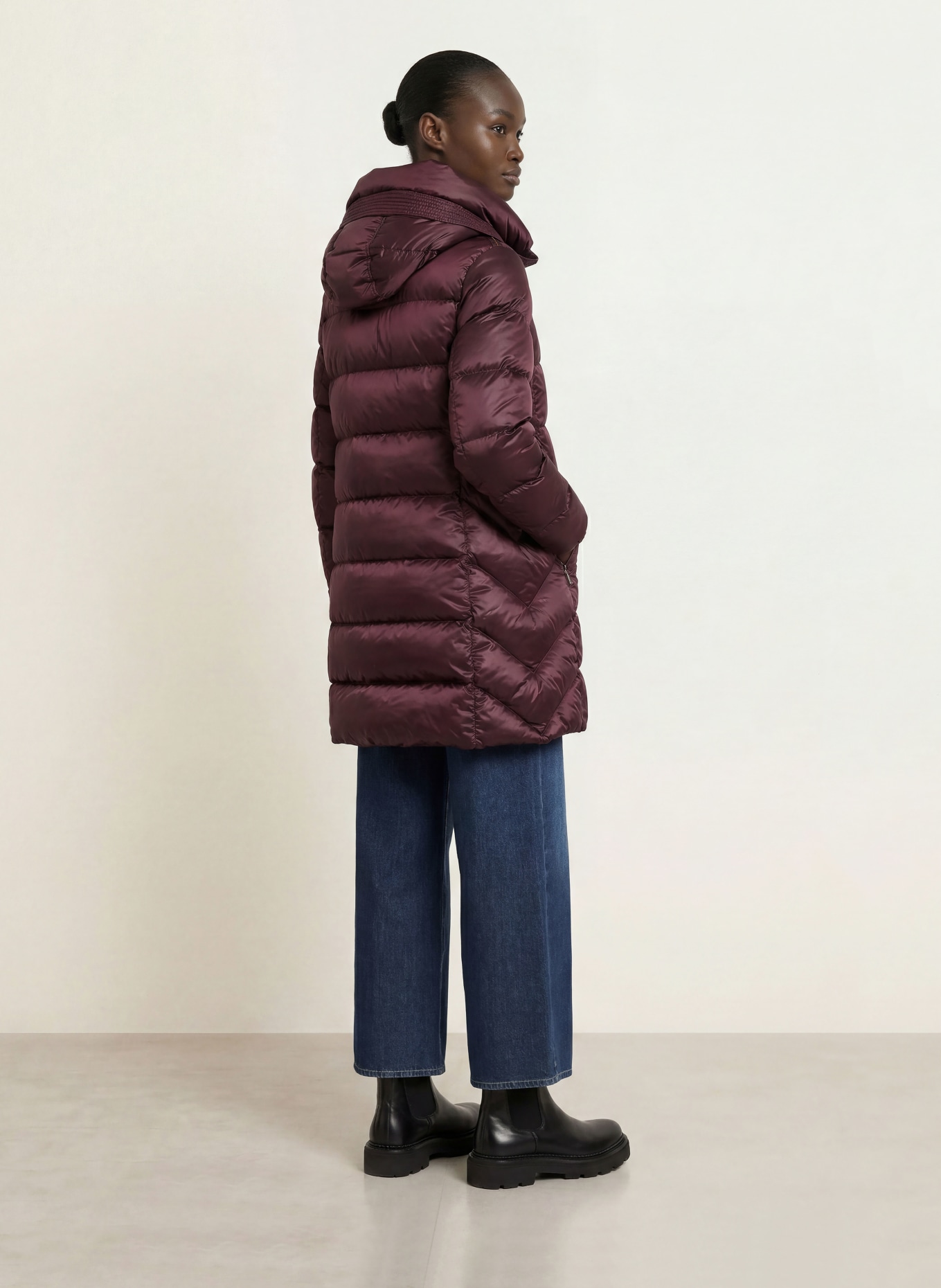 PARAJUMPERS Daunenmantel MARION: DUNKELLILA