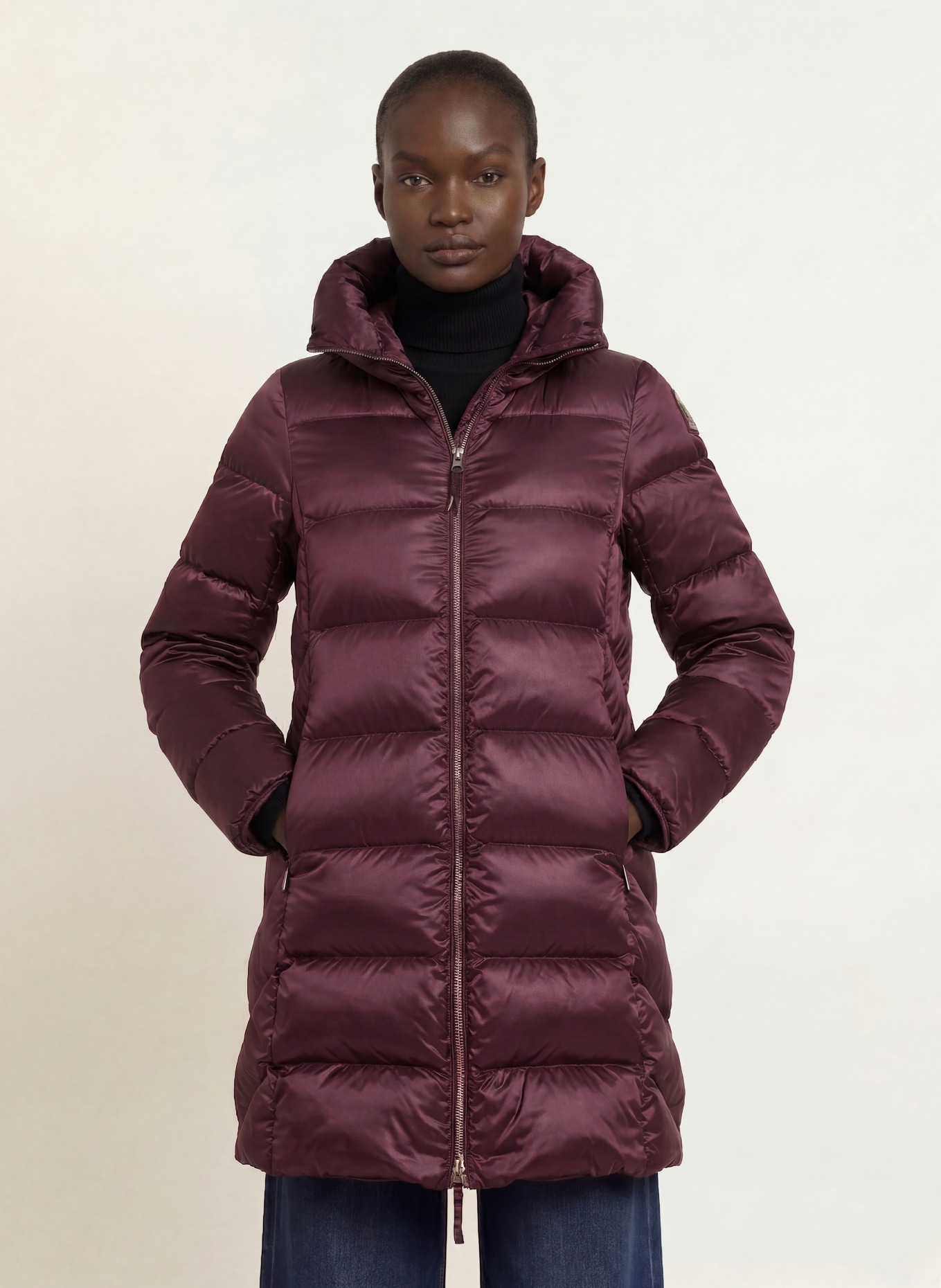 PARAJUMPERS Daunenmantel MARION: DUNKELLILA