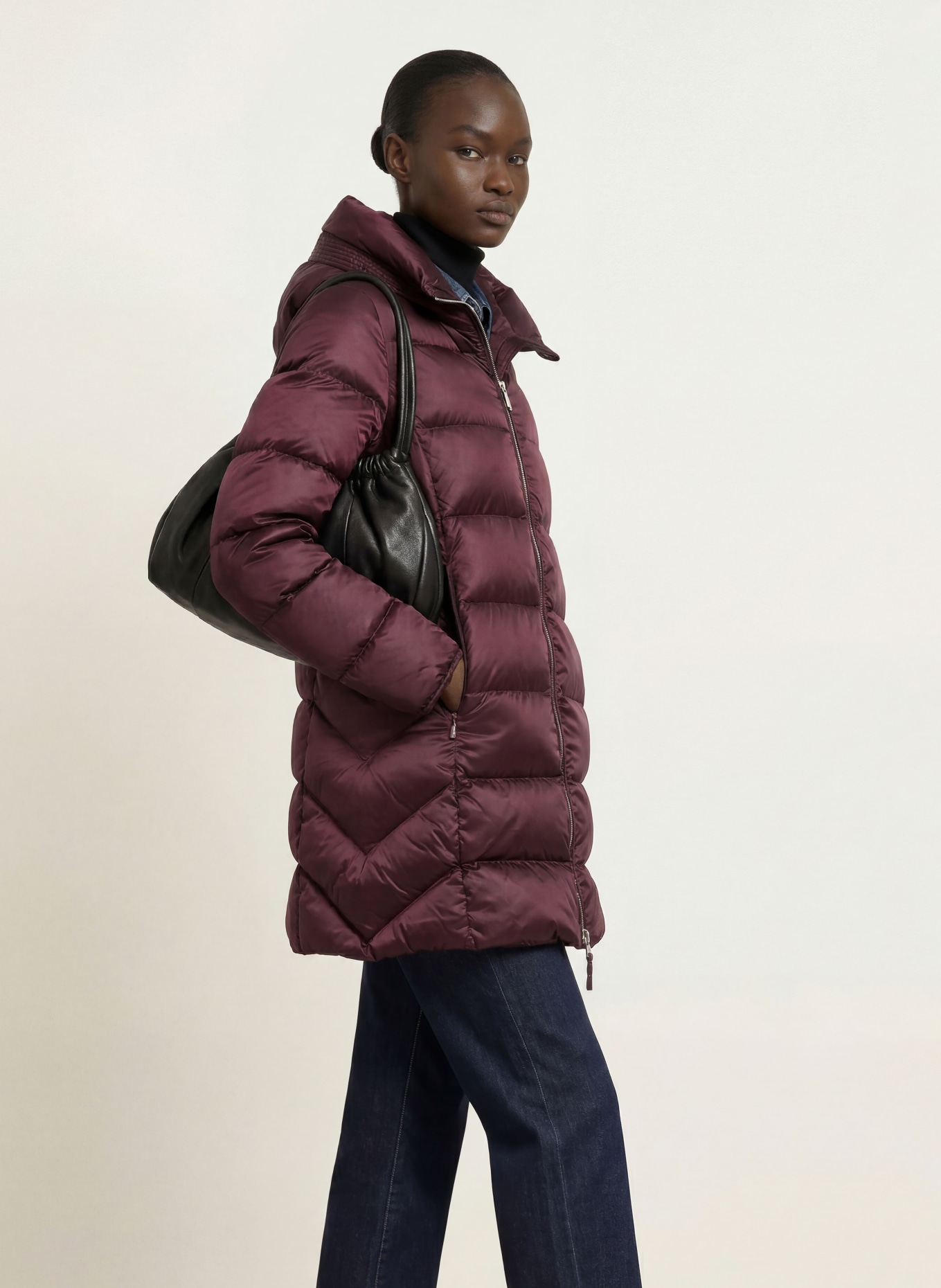PARAJUMPERS Daunenmantel MARION: DUNKELLILA