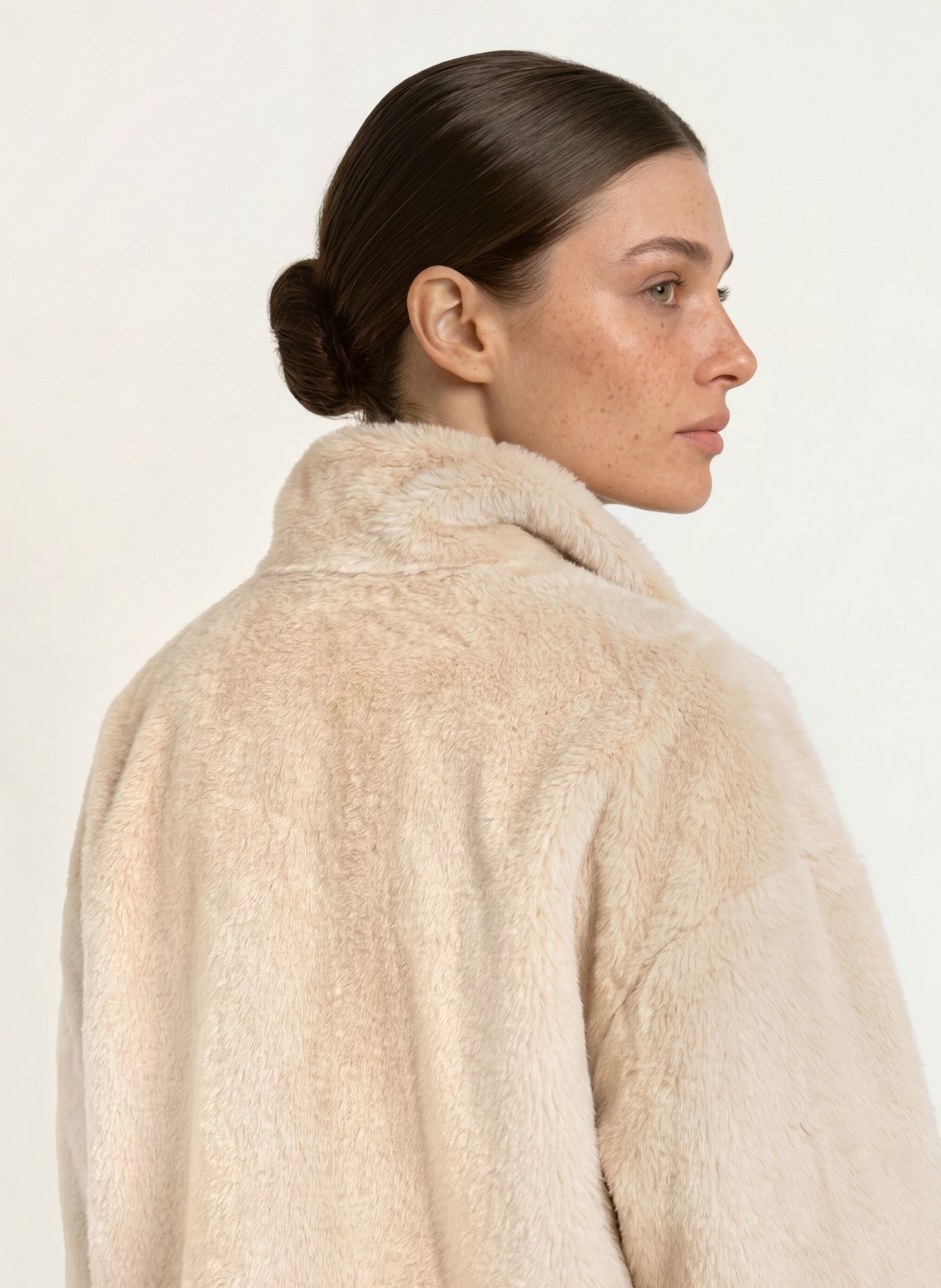 BETTA CORRADI Kunstfell-Jacke: HELLBRAUN