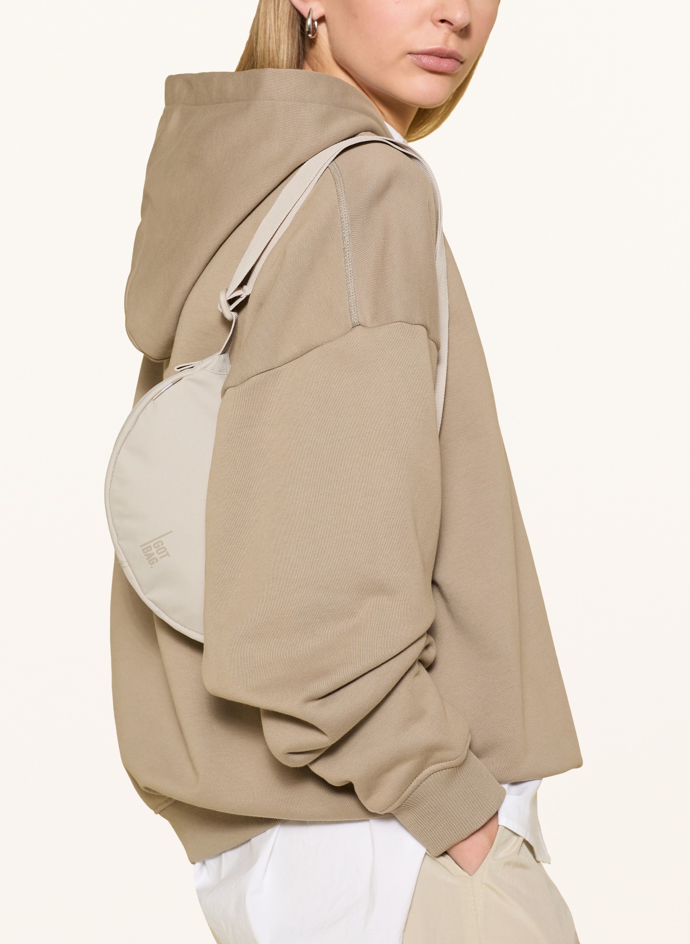 GOT BAG Skuldertaske MOON MINI: BEIGE