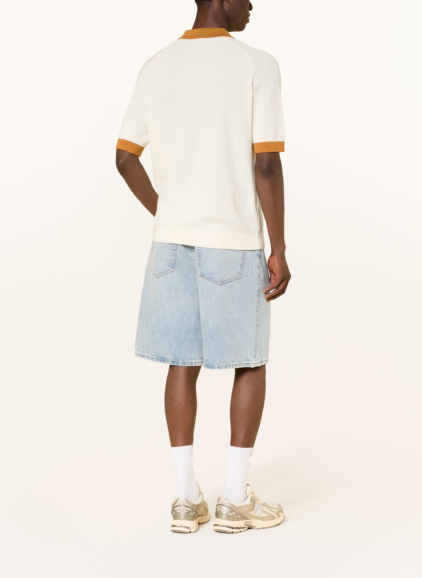 HUGO Jeansshorts MASON Loose Baggy Fit: 455 LIGHT/PASTEL BLUE