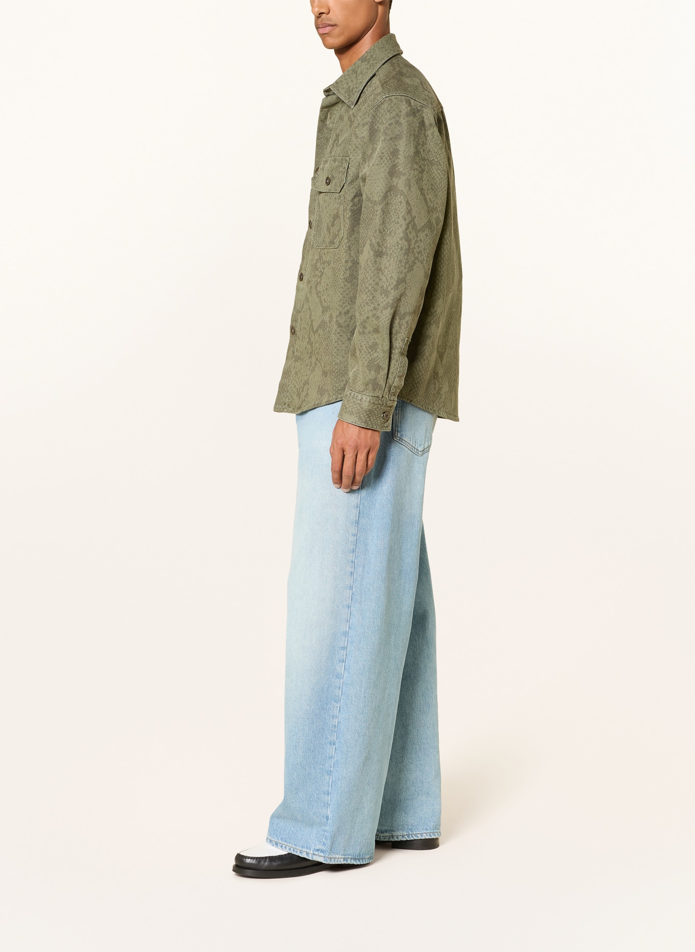 HUGO Jeans MASON Loose Baggy Fit: 452 LIGHT/PASTEL BLUE