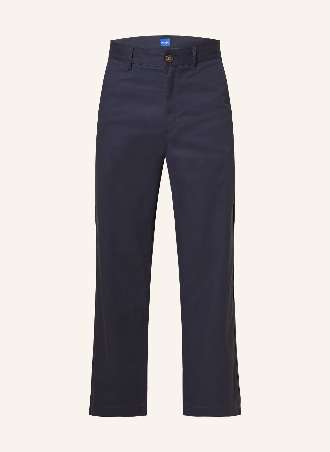 HUGO Chino GAREGIN Regular Fit: DONKERBLAUW