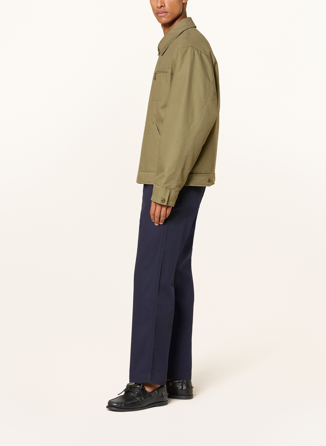 HUGO Chino GAREGIN Regular Fit: DONKERBLAUW