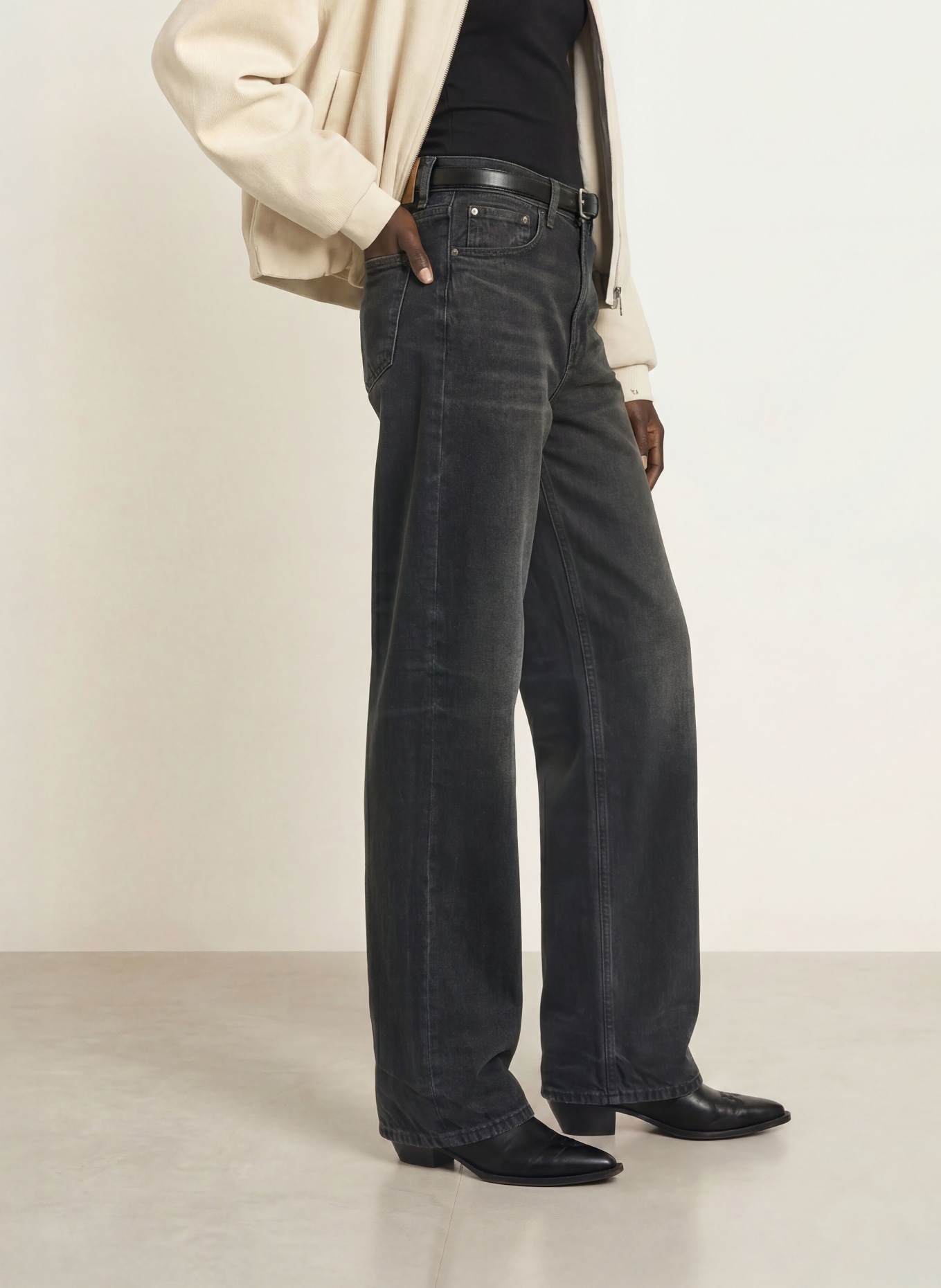 HAIKURE Wide Leg BETHANY: L0938 VINTAGE BLACK