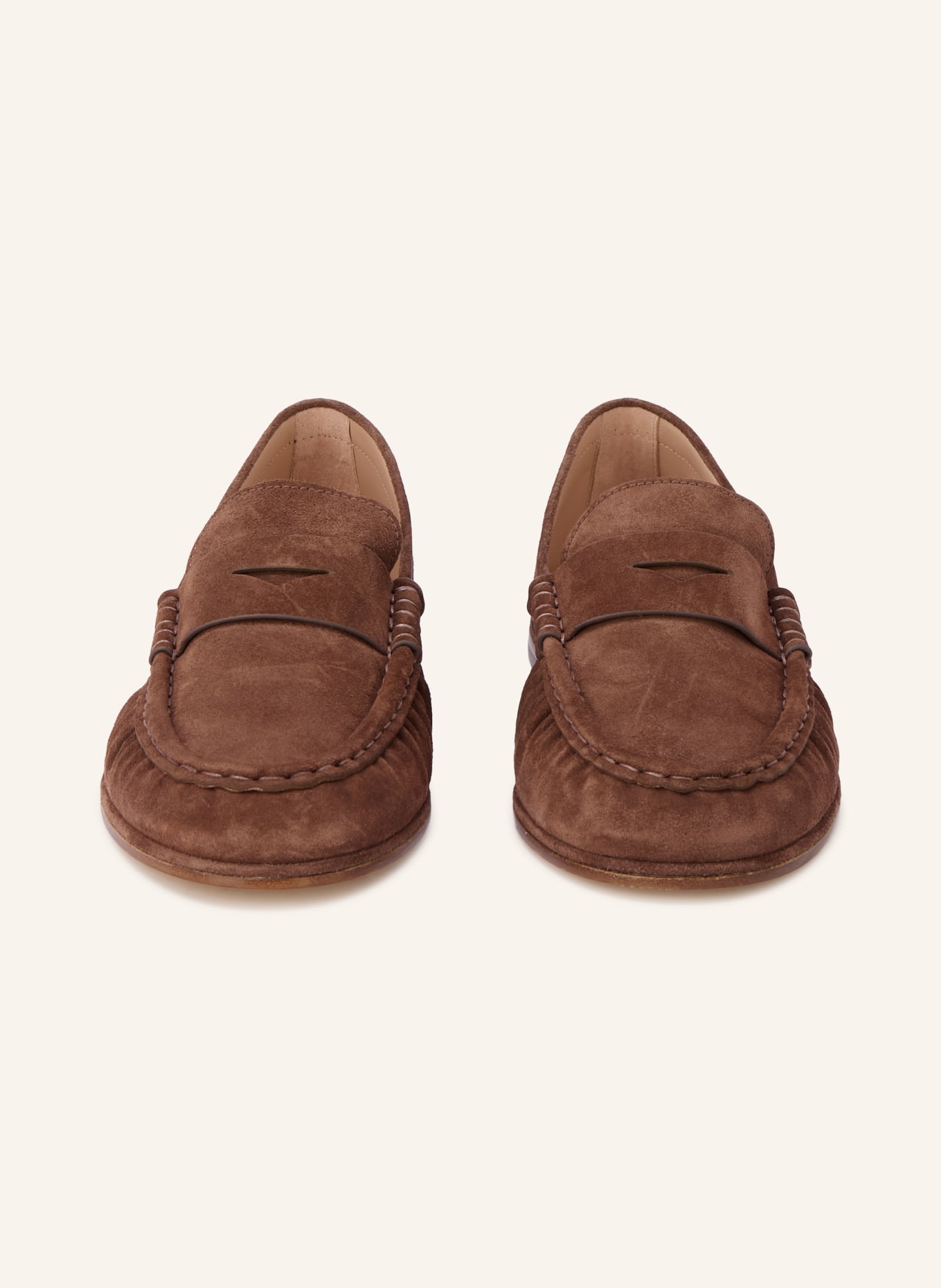 STUART WEITZMAN SPENCER Penny loafer: BROWN