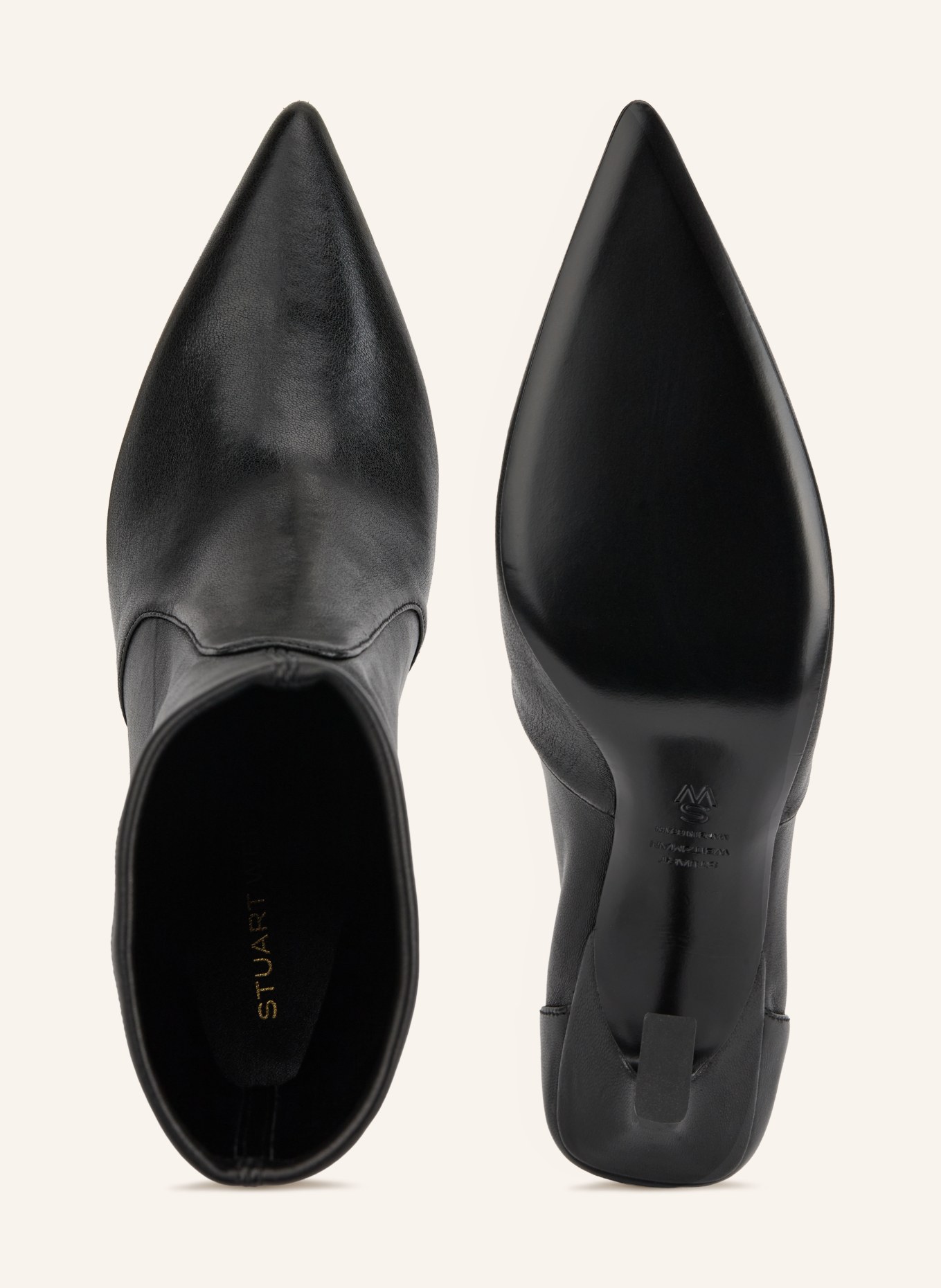 STUART WEITZMAN VINNIE BOOtie 85 Ankle boots: BLACK