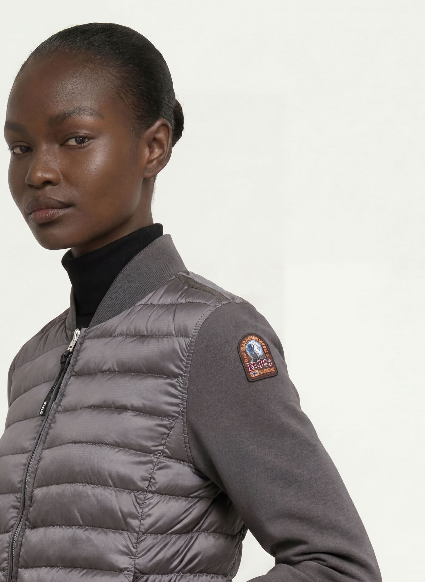 PARAJUMPERS Daunenjacke KALYSTA im Materialmix: DUNKELGRAU