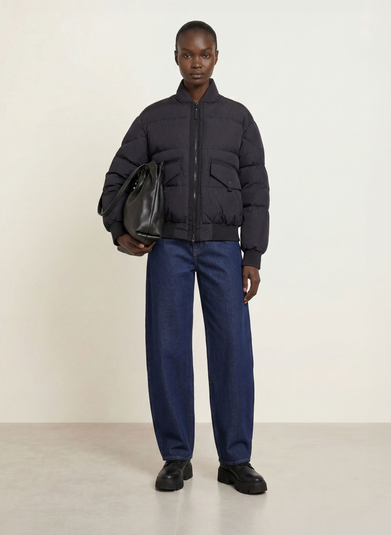 PARAJUMPERS COLLYNIE Down Jacket: BLACK