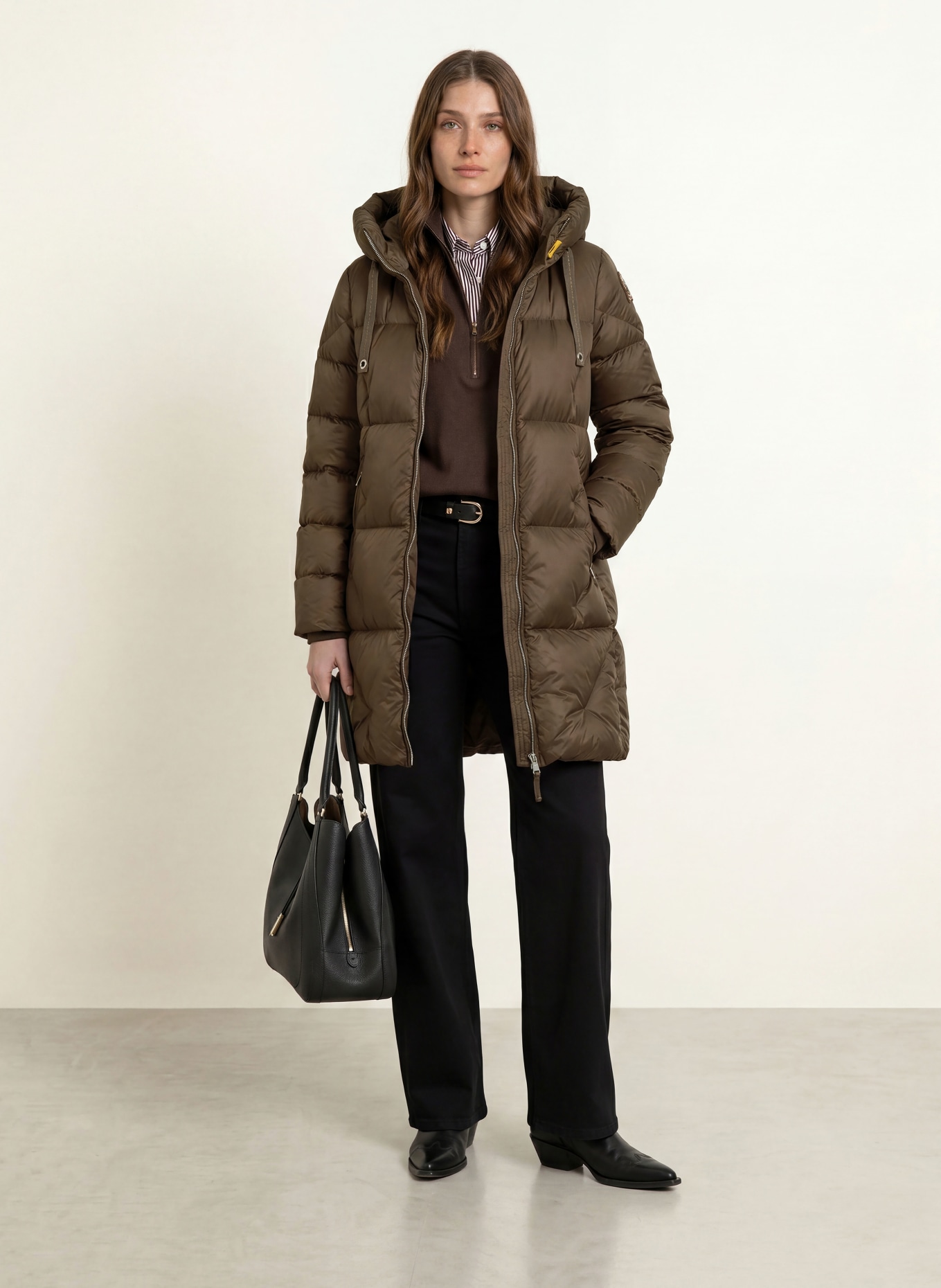 PARAJUMPERS JANET Down coat: BROWN