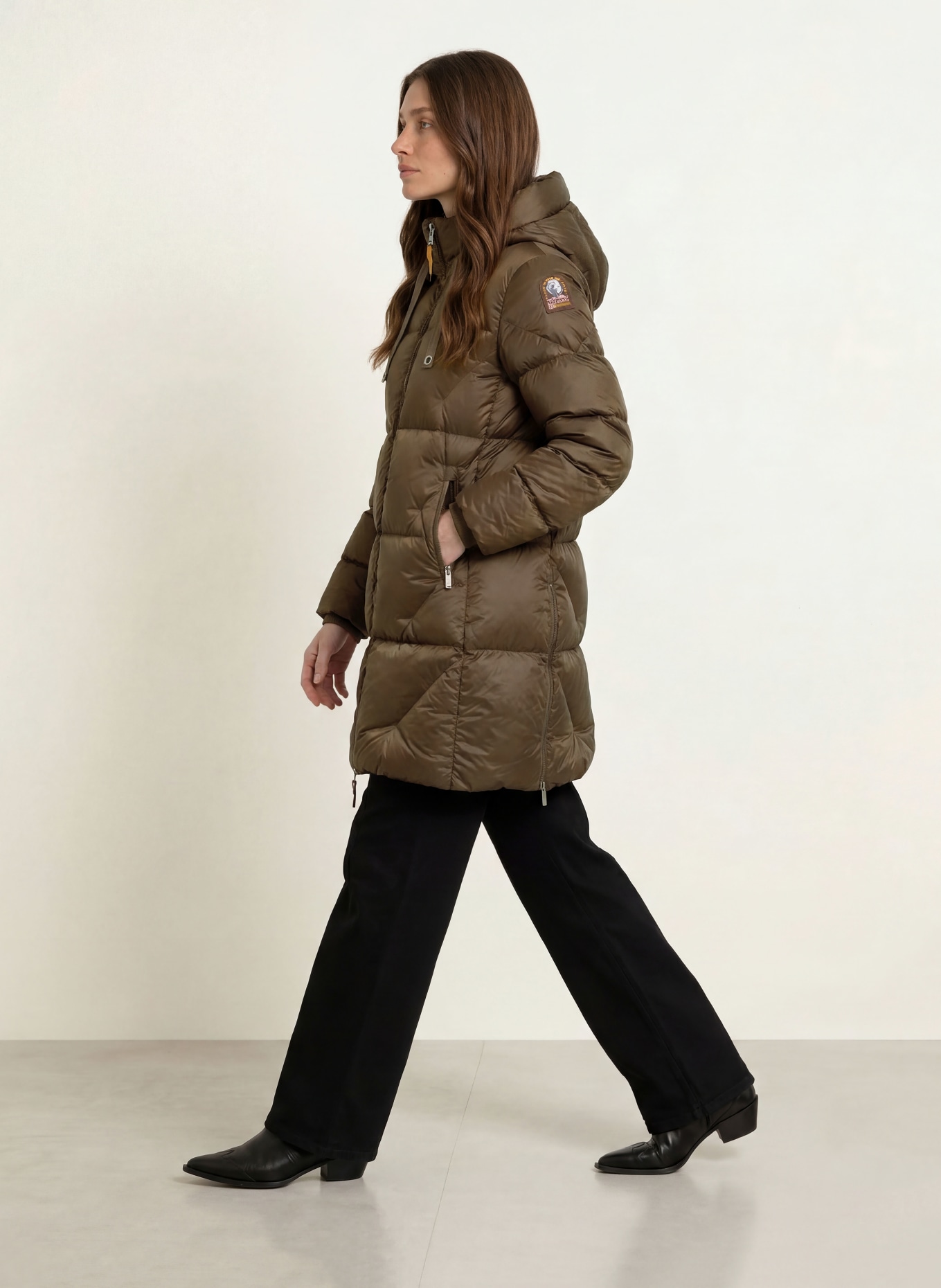 PARAJUMPERS JANET Down coat: BROWN