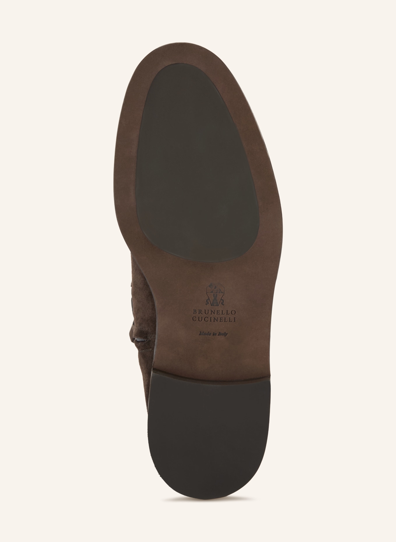 BRUNELLO CUCINELLI Laarzen met sierstenen: MARRON FONCÉ