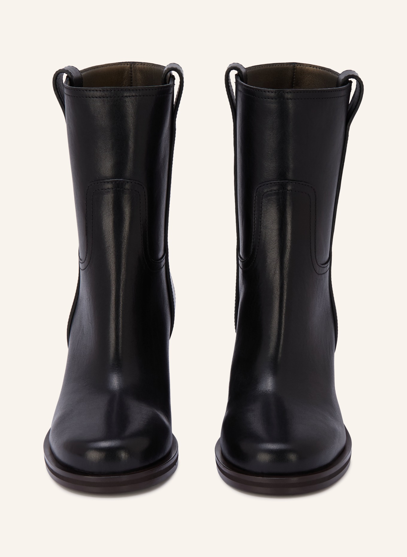 BRUNELLO CUCINELLI Boots mit Schmucksteinen: SCHWARZ / PLATIN