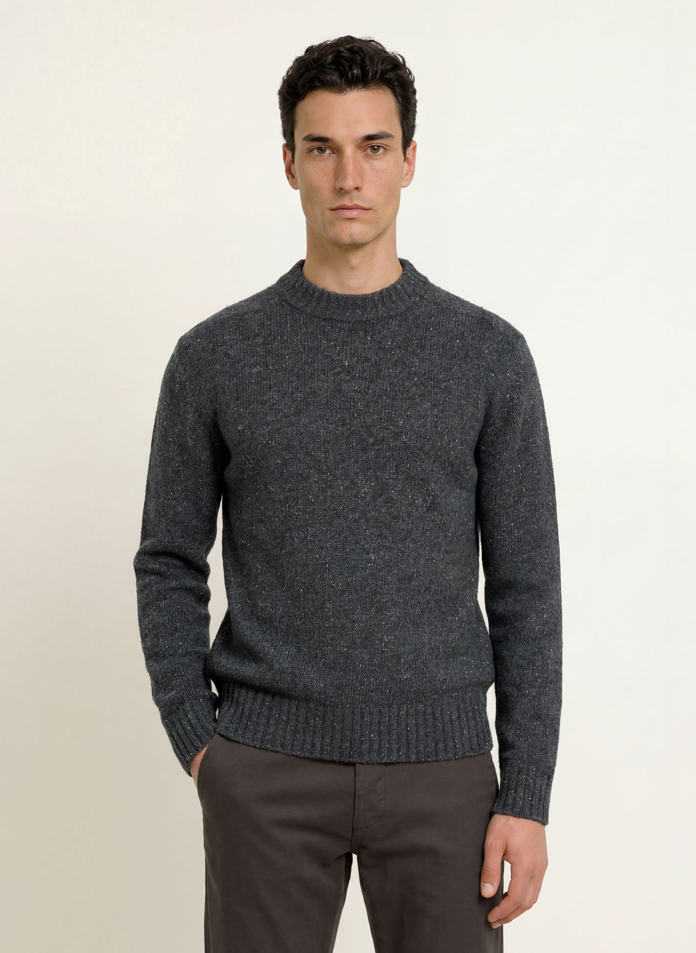 STROKESMAN'S Sweater: DARK GRAY