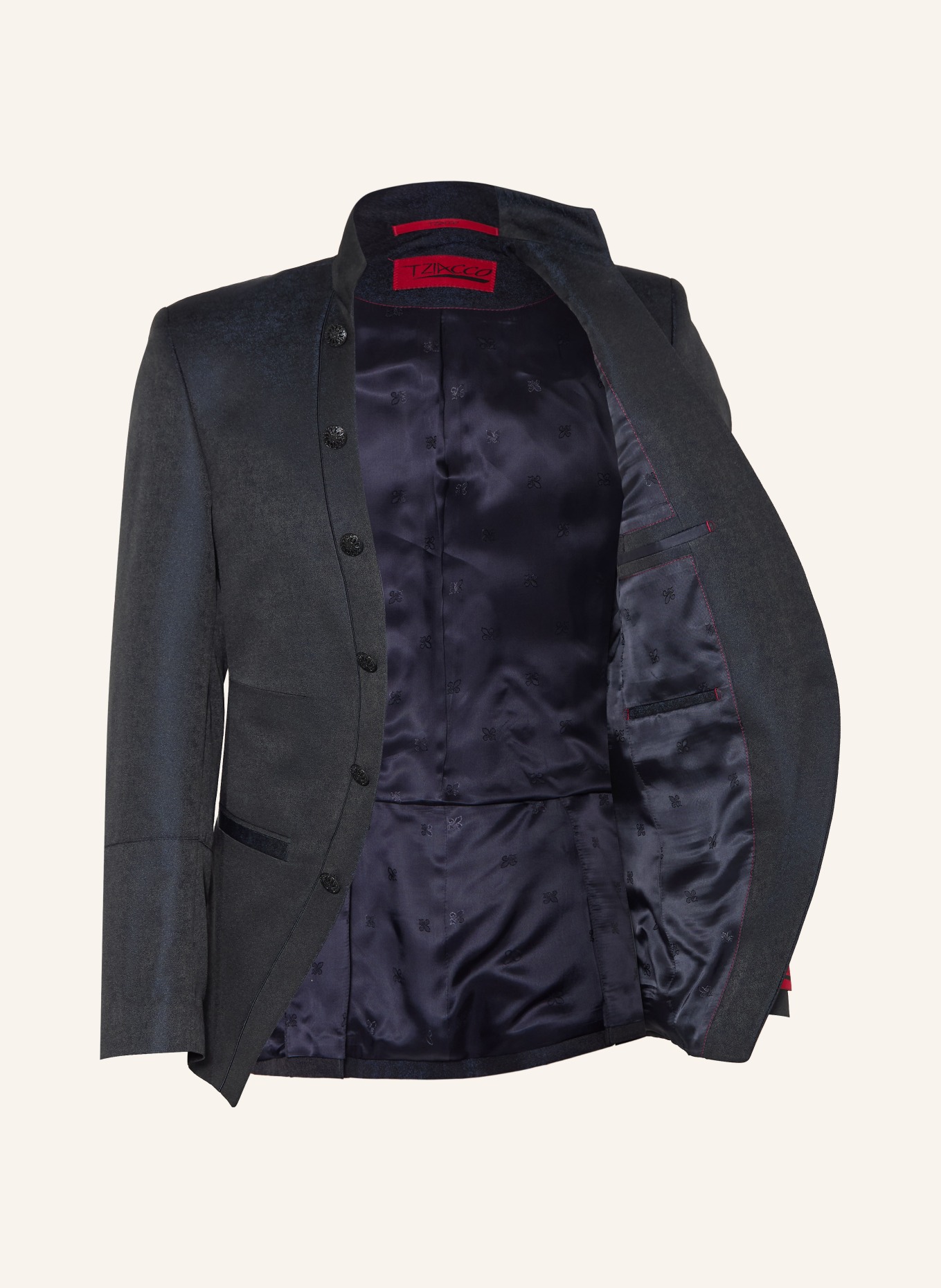 WILVORST Extra Slim Fit Suit Jacket: 030 SCHWARZ
