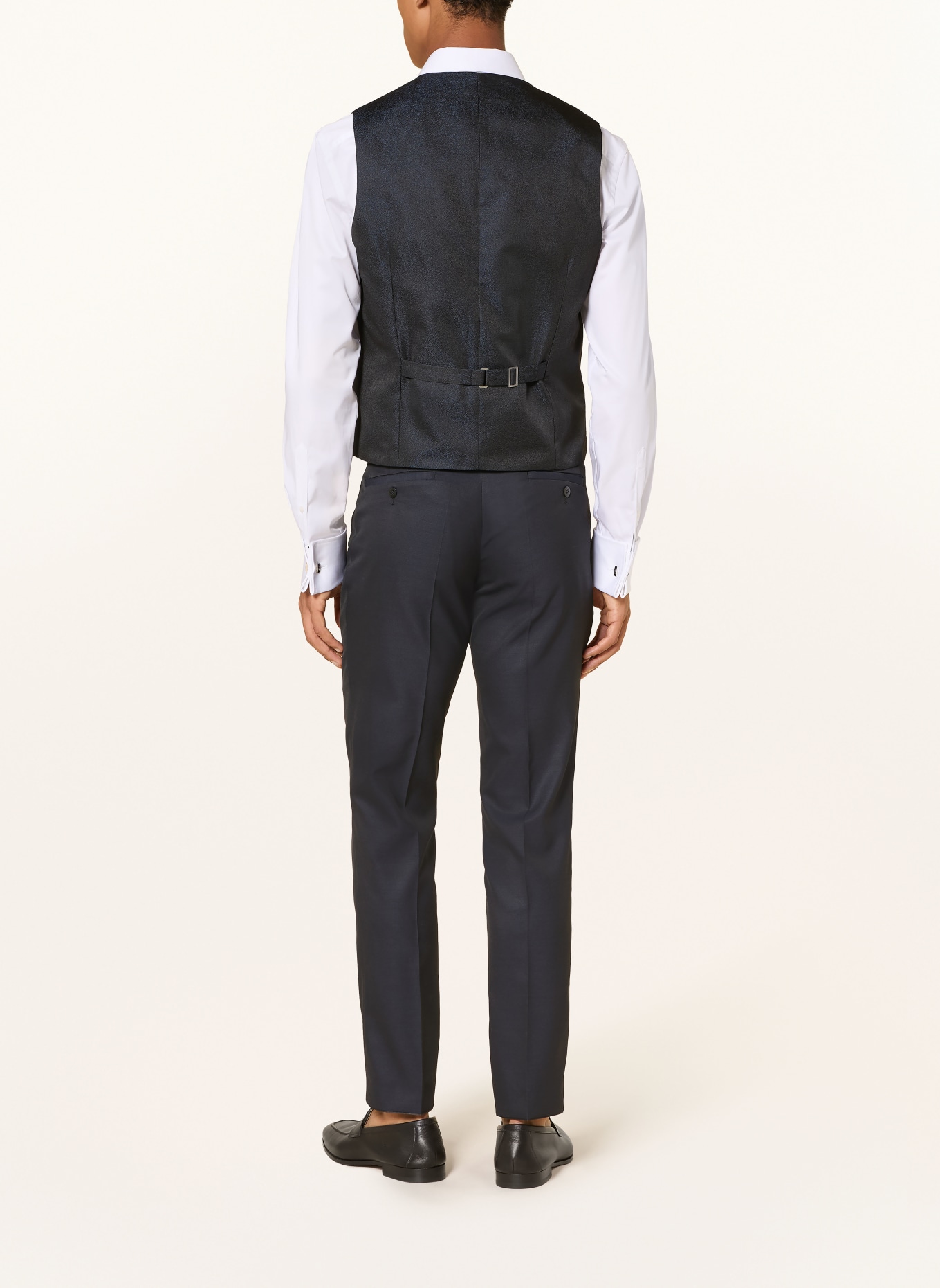 WILVORST Slim-fit suit trousers: 030 dkl.blau