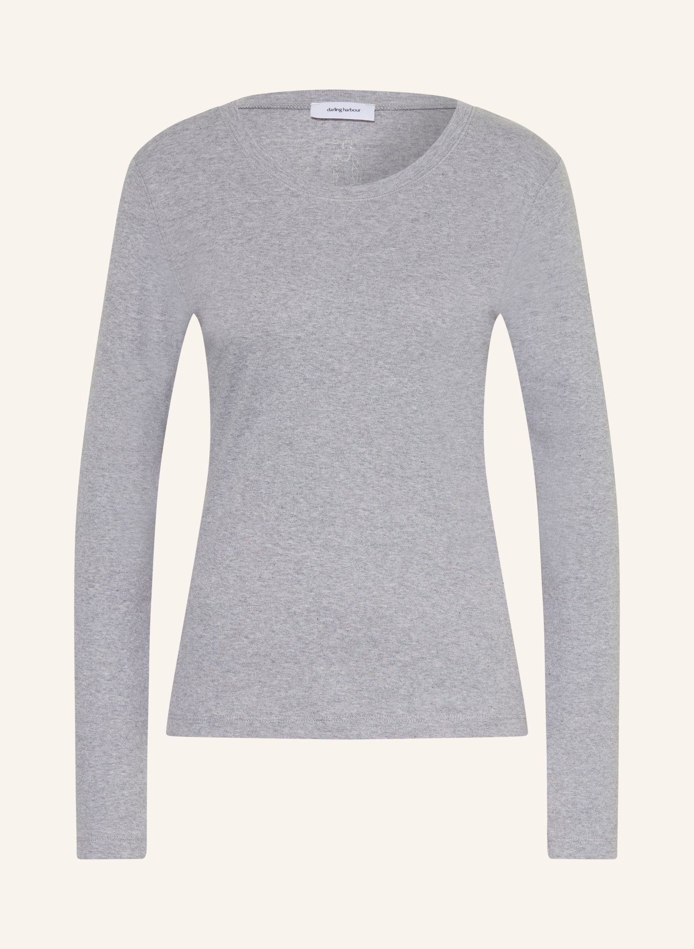 darling harbour Longsleeve: GREY MELANGE