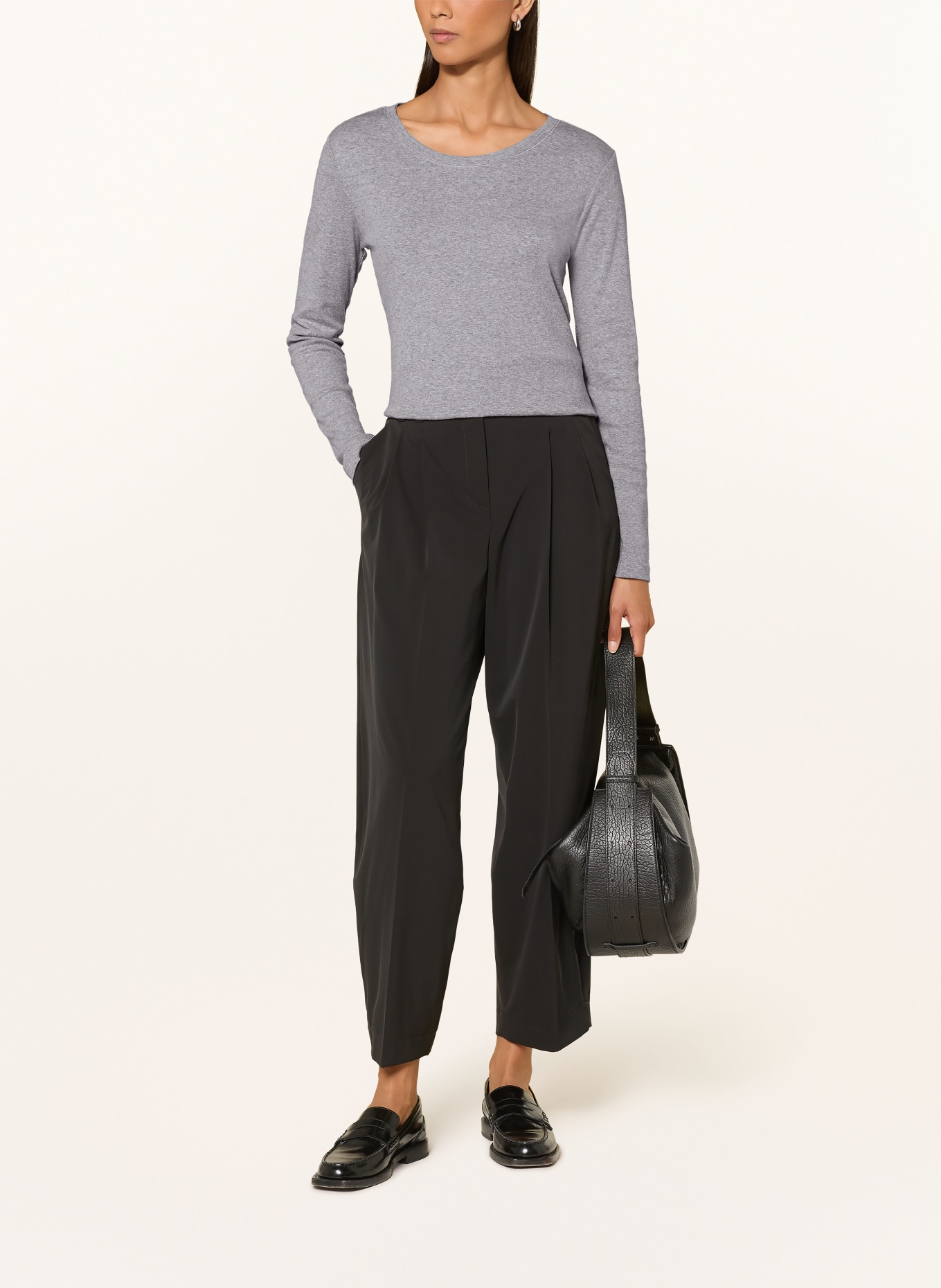 darling harbour Longsleeve: GREY MELANGE