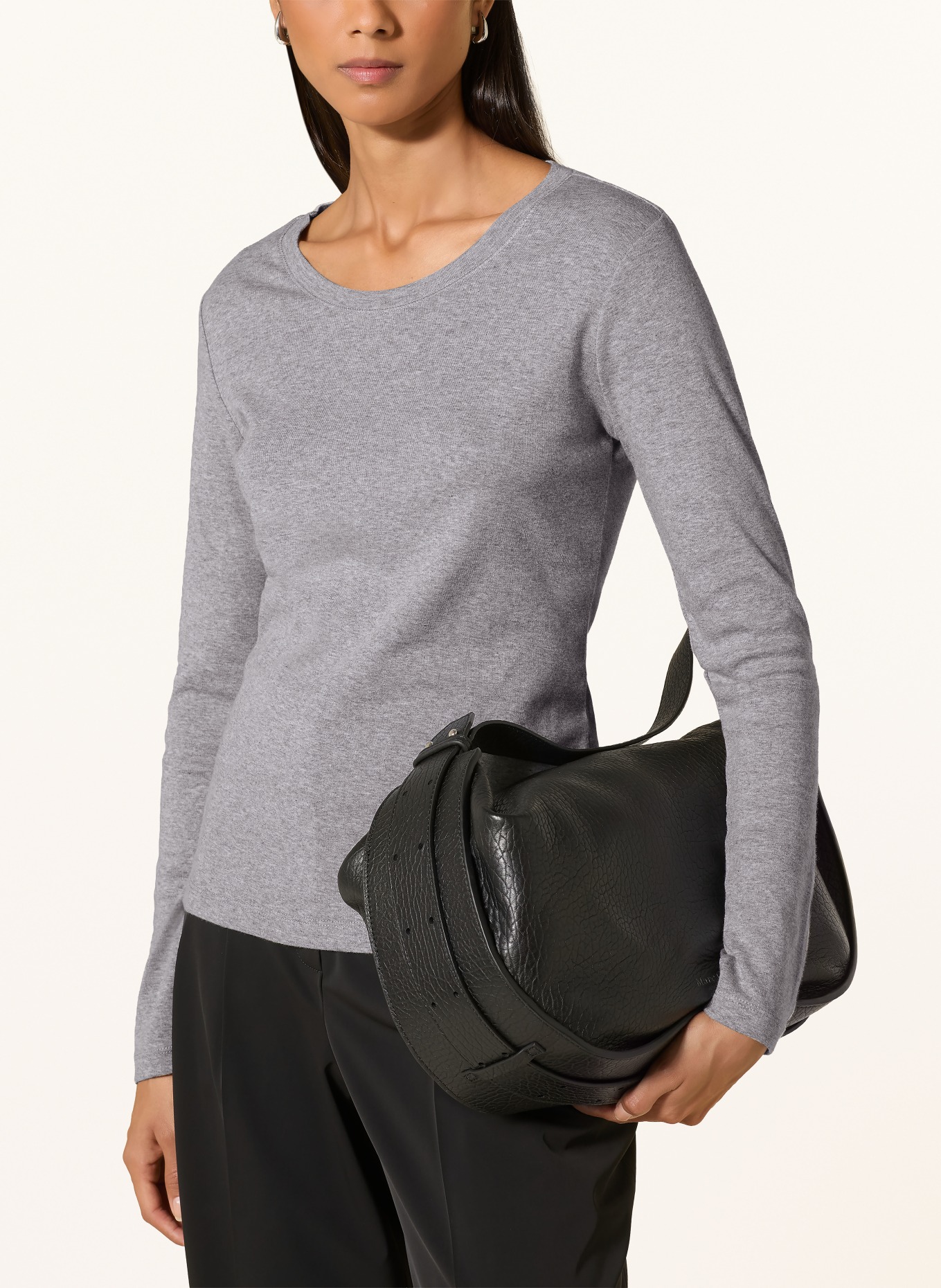 darling harbour Longsleeve: GREY MELANGE