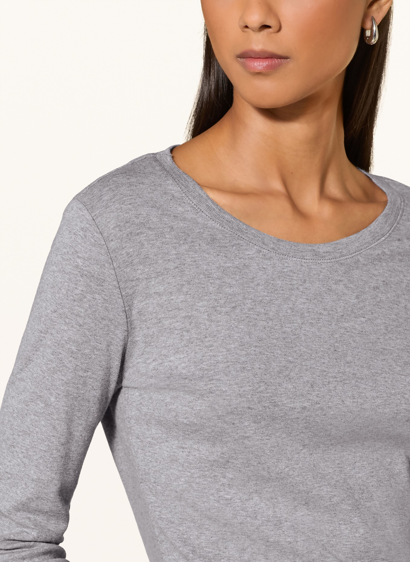darling harbour Longsleeve: GREY MELANGE