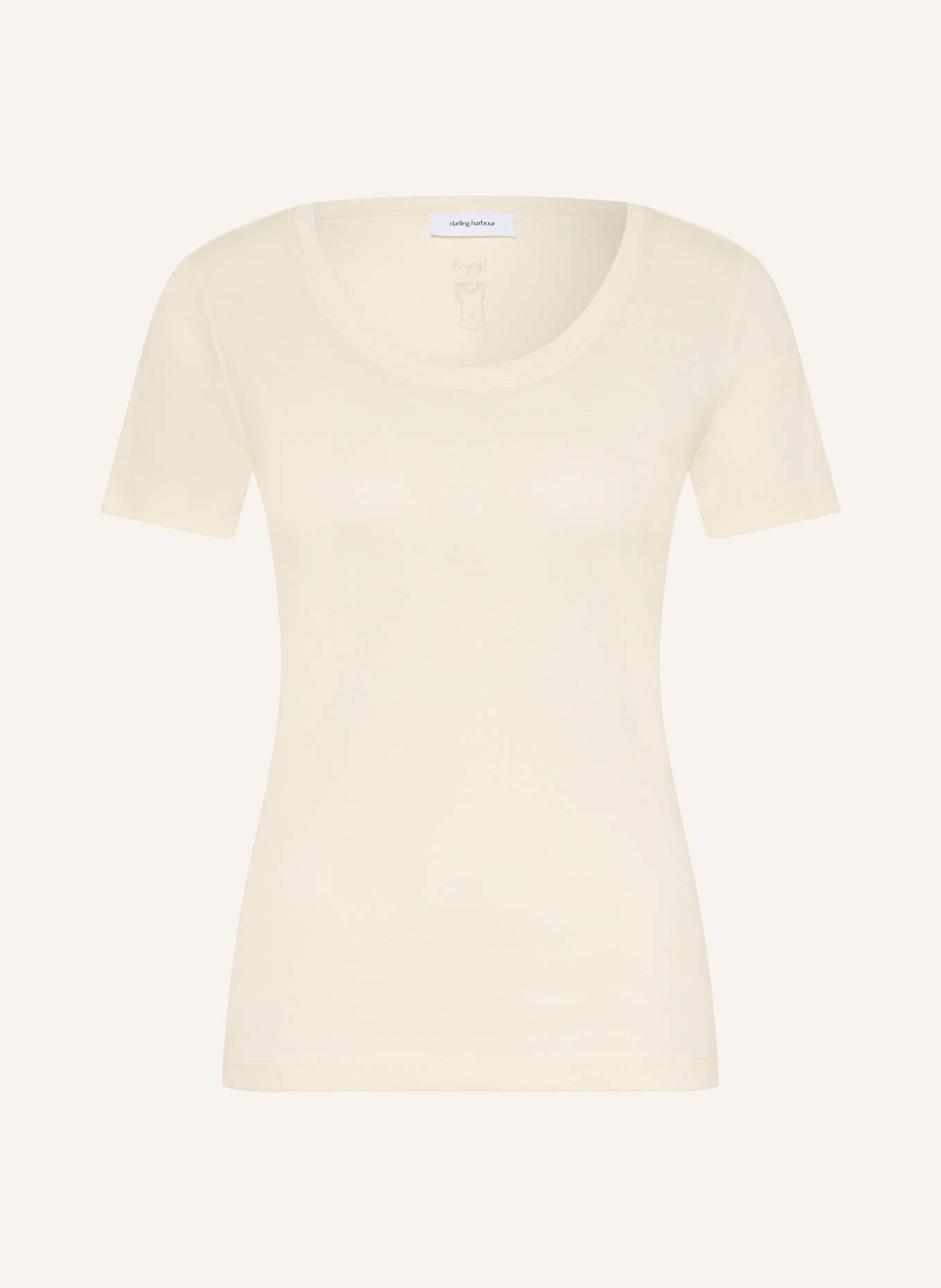 darling harbour T-shirt: CREME