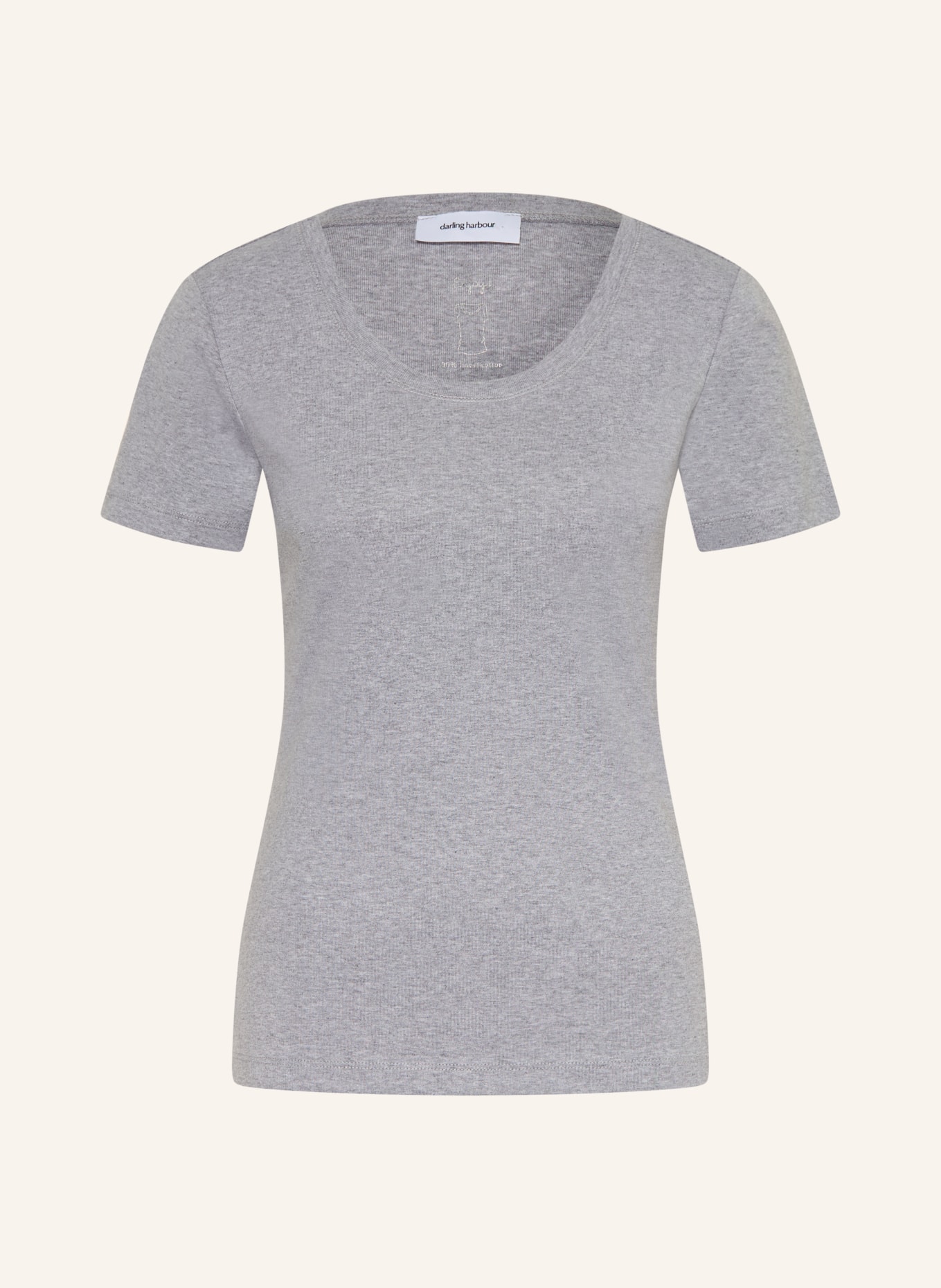 darling harbour T-shirt: GREY MELANGE