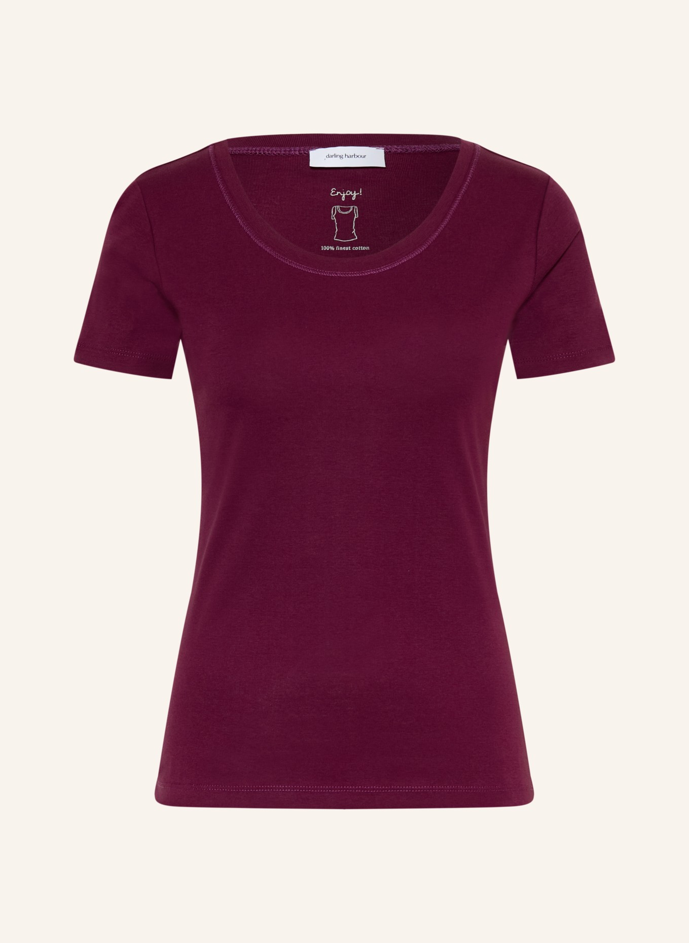 darling harbour T-shirt: BERRY
