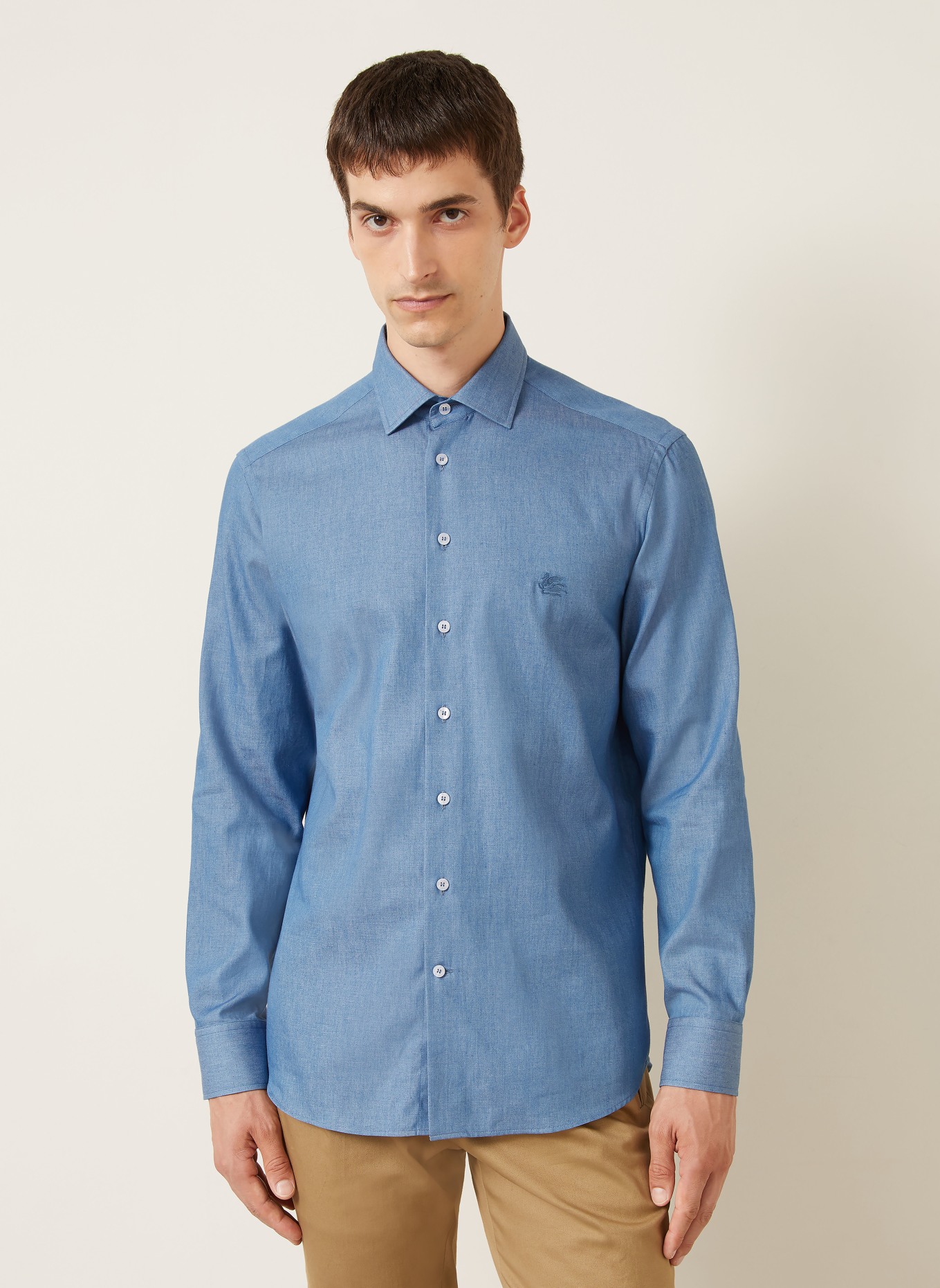 ETRO Regular-Fit Shirt: BLUE