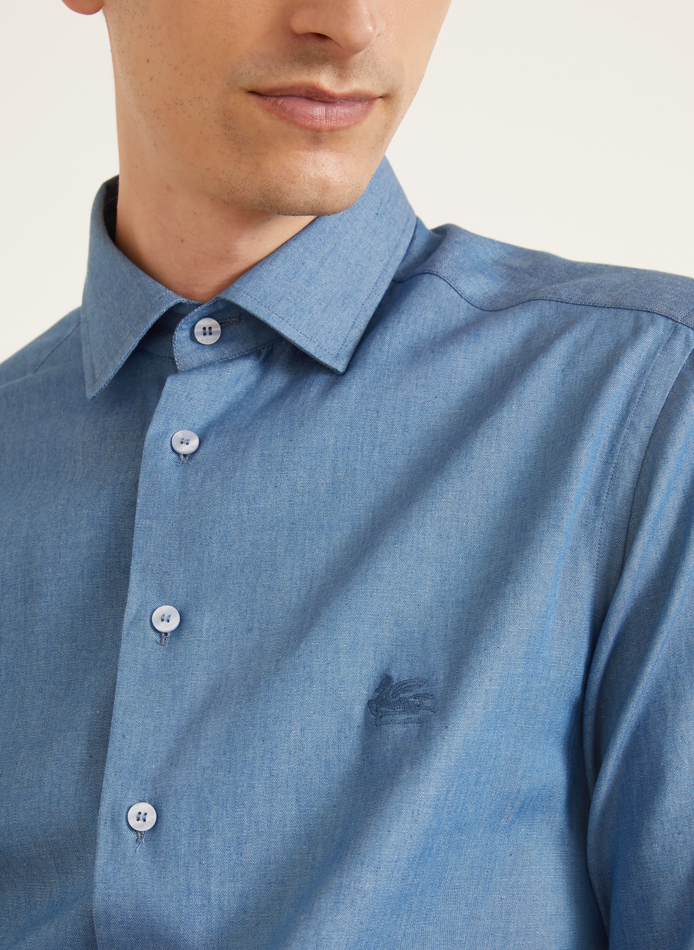 ETRO Regular-Fit Shirt: BLUE