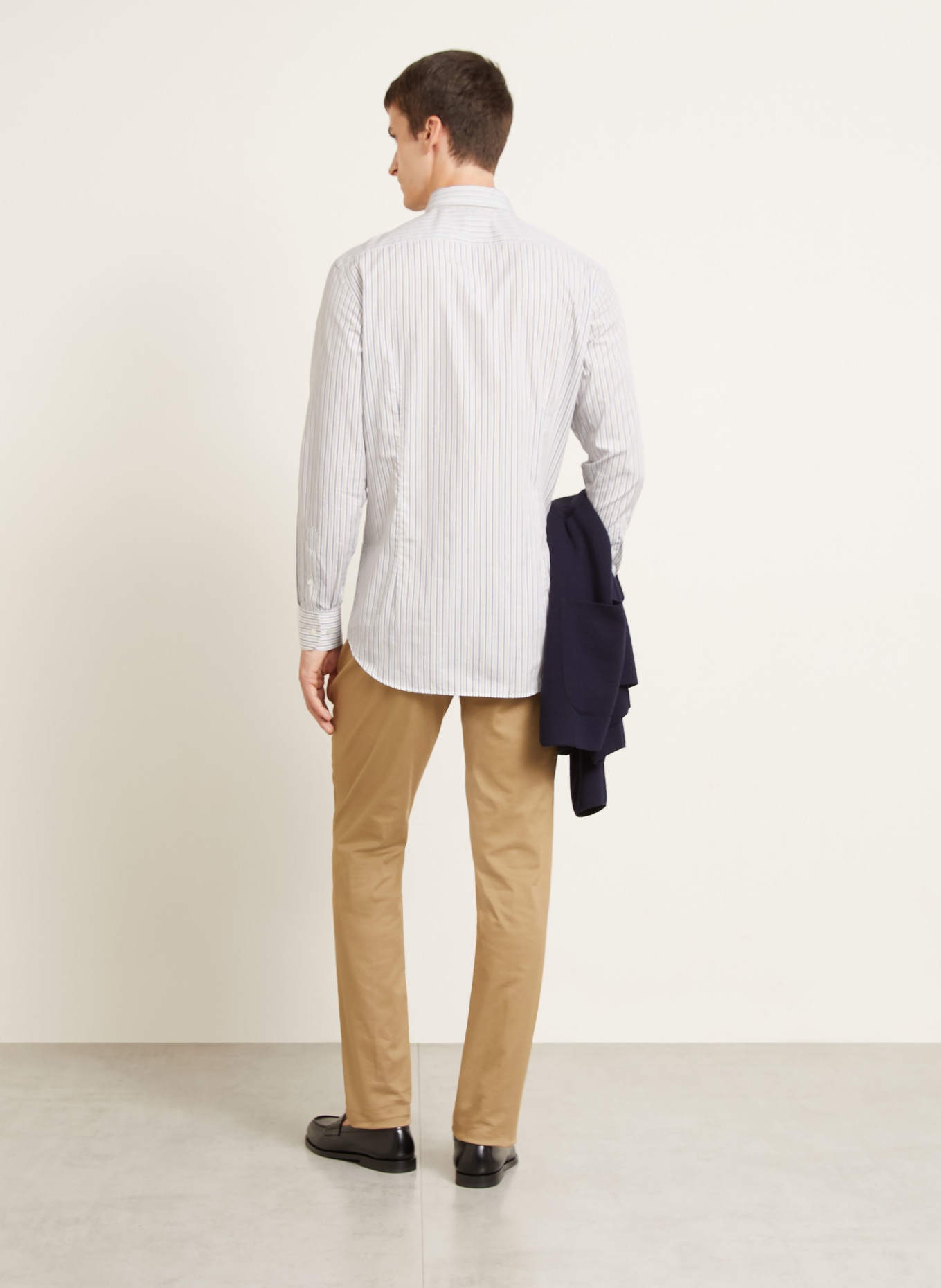 ETRO Regular-Fit Shirt: WHITE / DARK YELLOW / BLUE