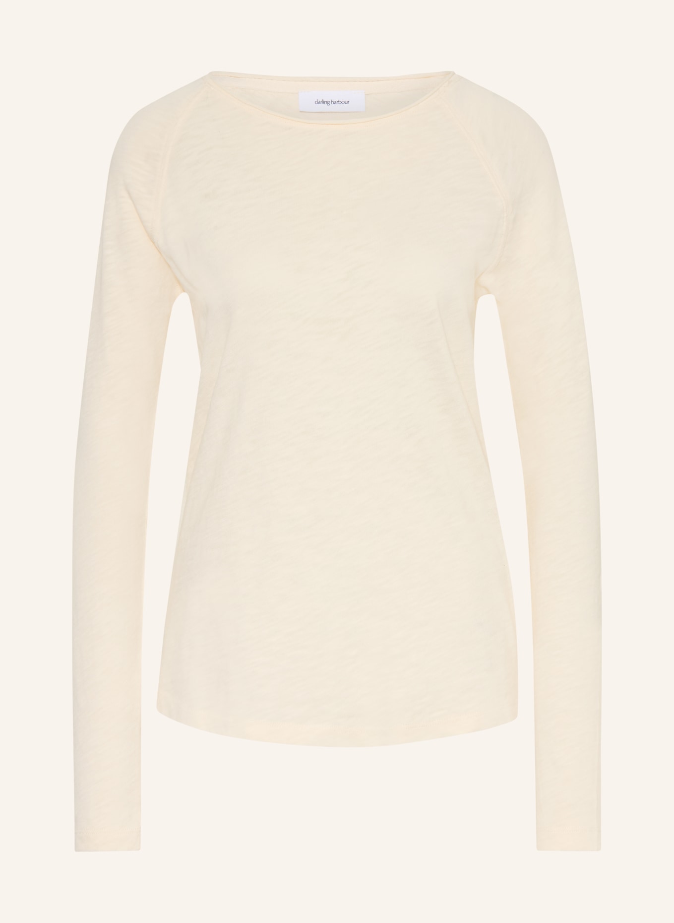 darling harbour Long-sleeve shirt: CREME
