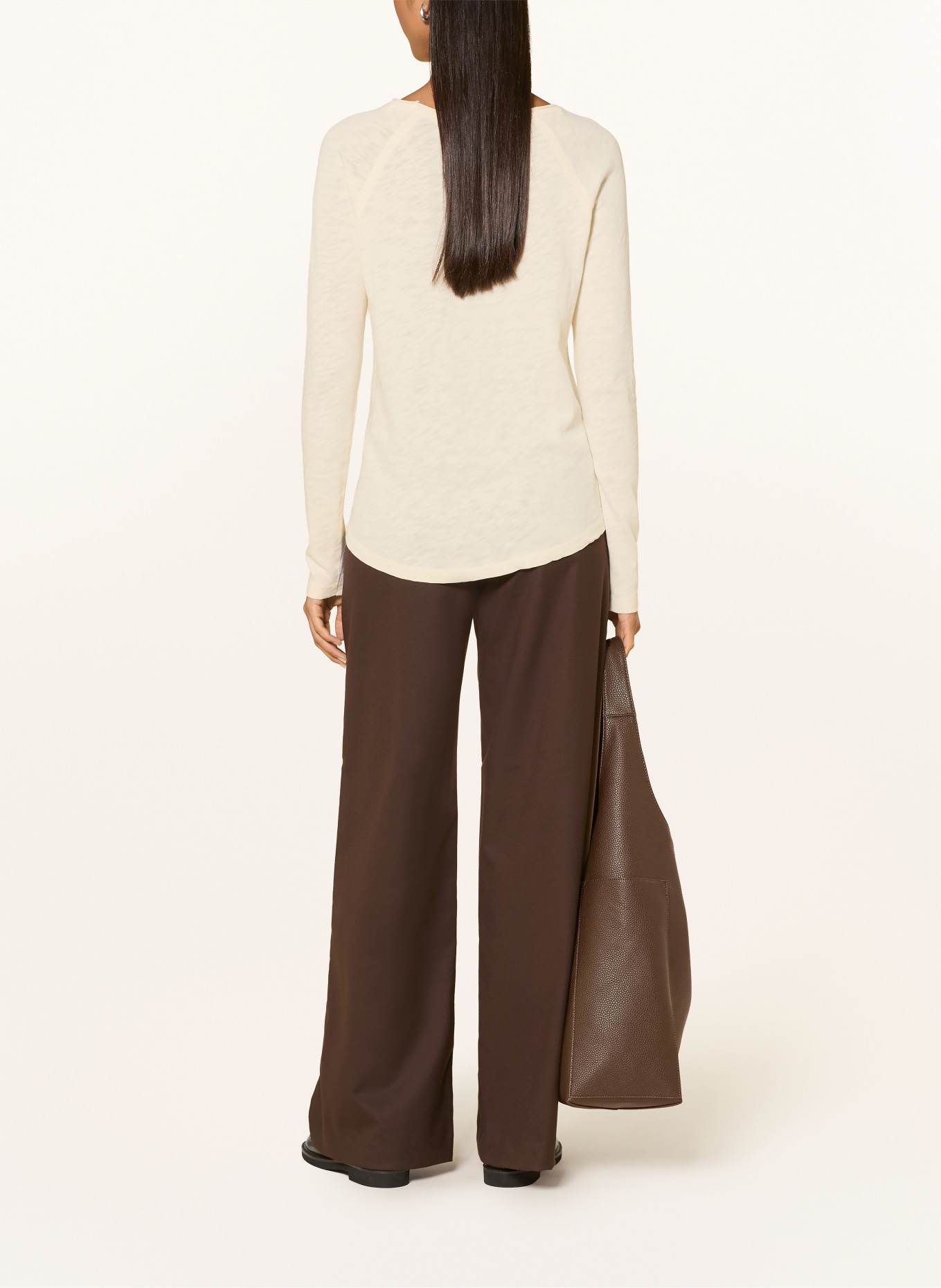 darling harbour Long-sleeve shirt: CREME