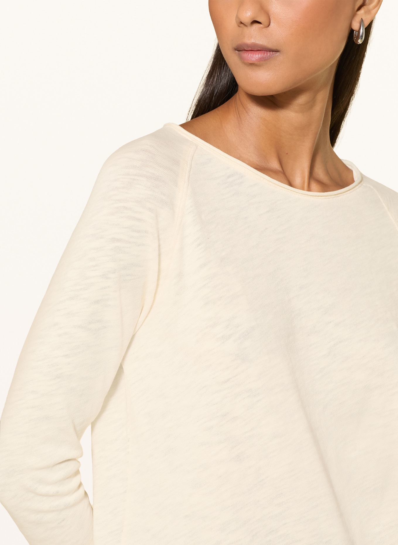 darling harbour Long-sleeve shirt: CREME