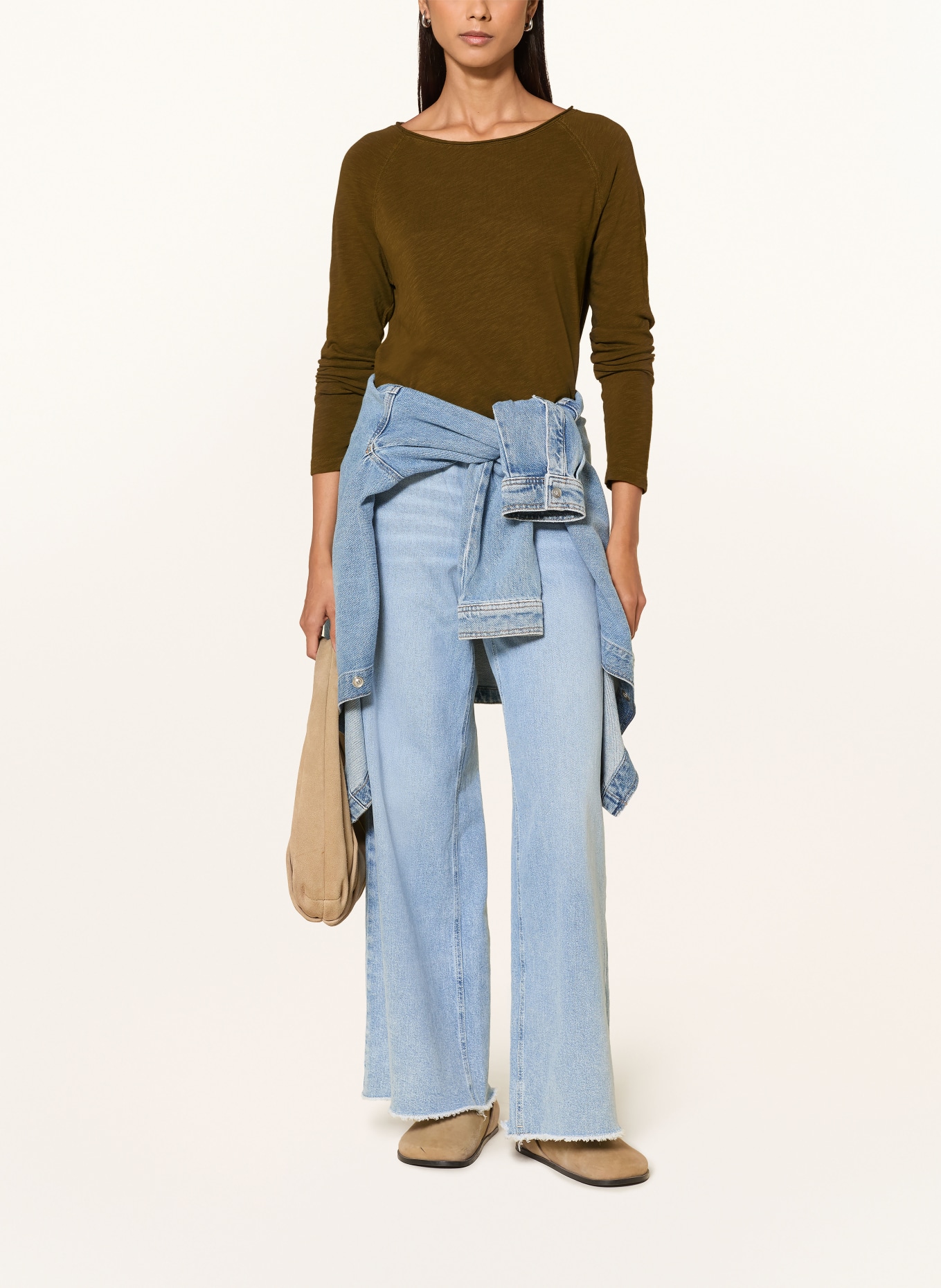 darling harbour Longsleeve: OLIVE