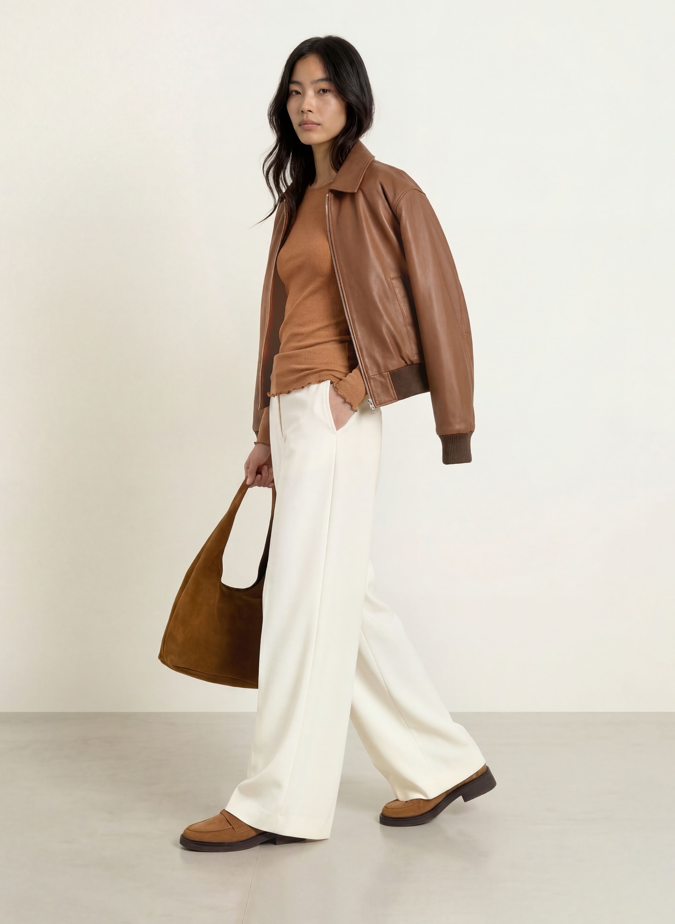 darling harbour Longsleeve: NOUGAT