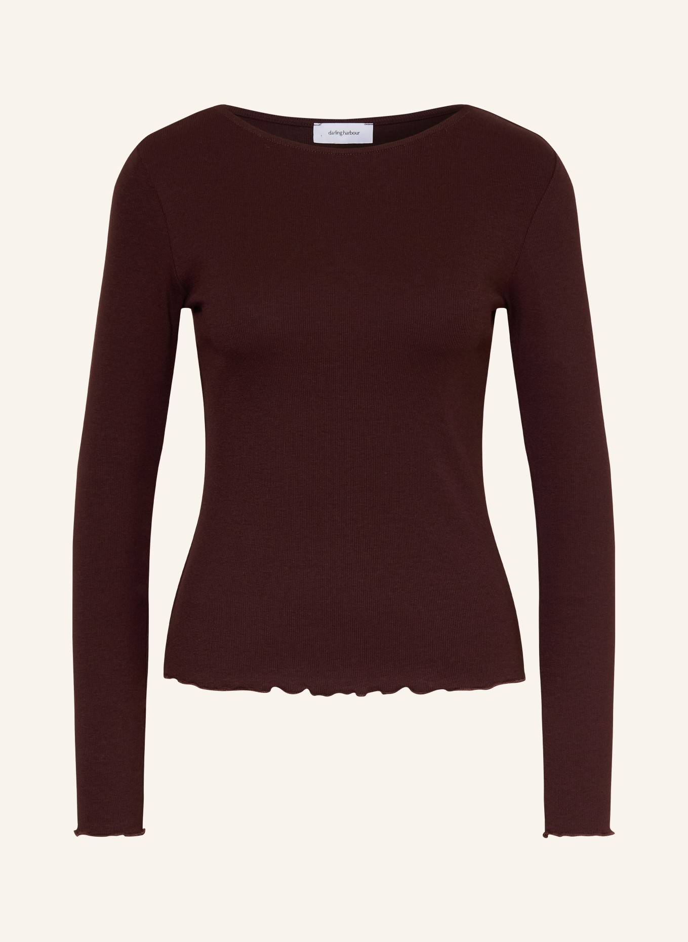darling harbour Longsleeve: deep merlot