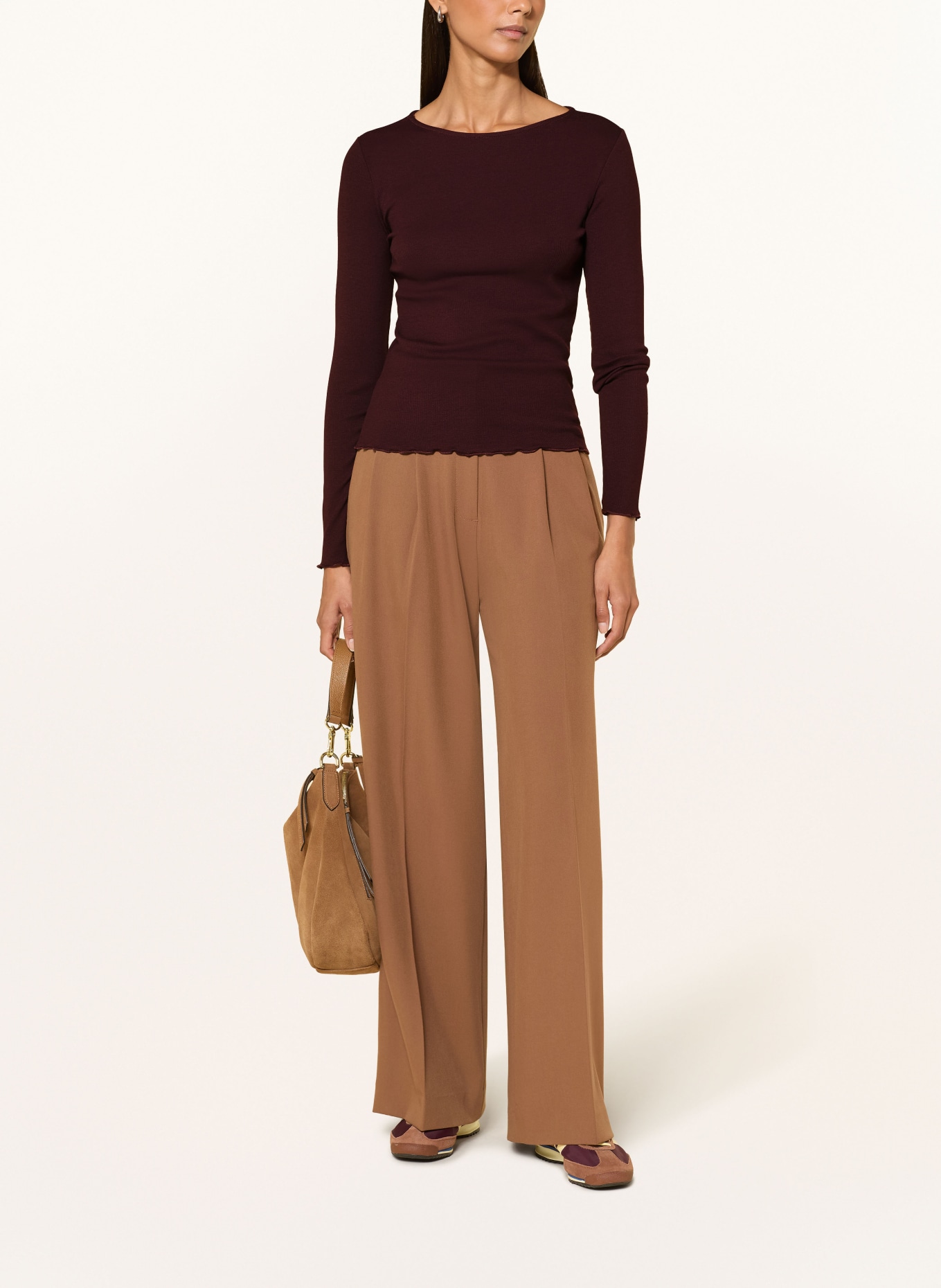 darling harbour Longsleeve: deep merlot