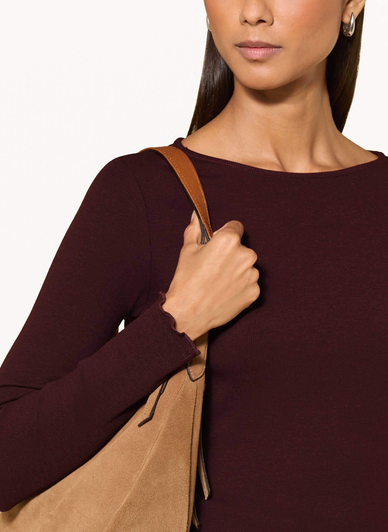 darling harbour Longsleeve: deep merlot